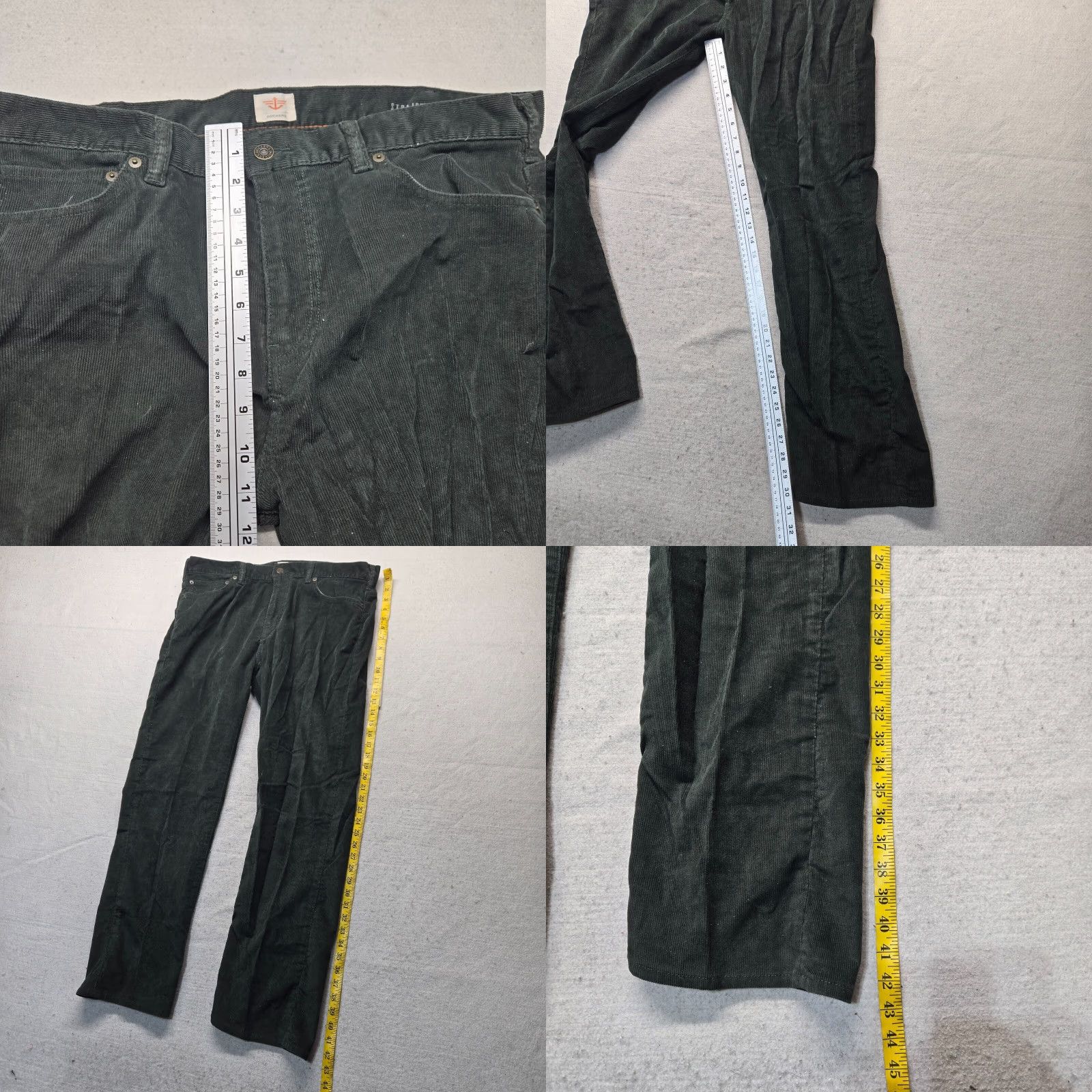Dockers DOCKERS Khaki Pants Straight Fit Dark Green Size 38 x 30 Pleated Classic Men Pants Khakis Signature Khaki 90s? Size US 38 / EU 54 - 8 Thumbnail