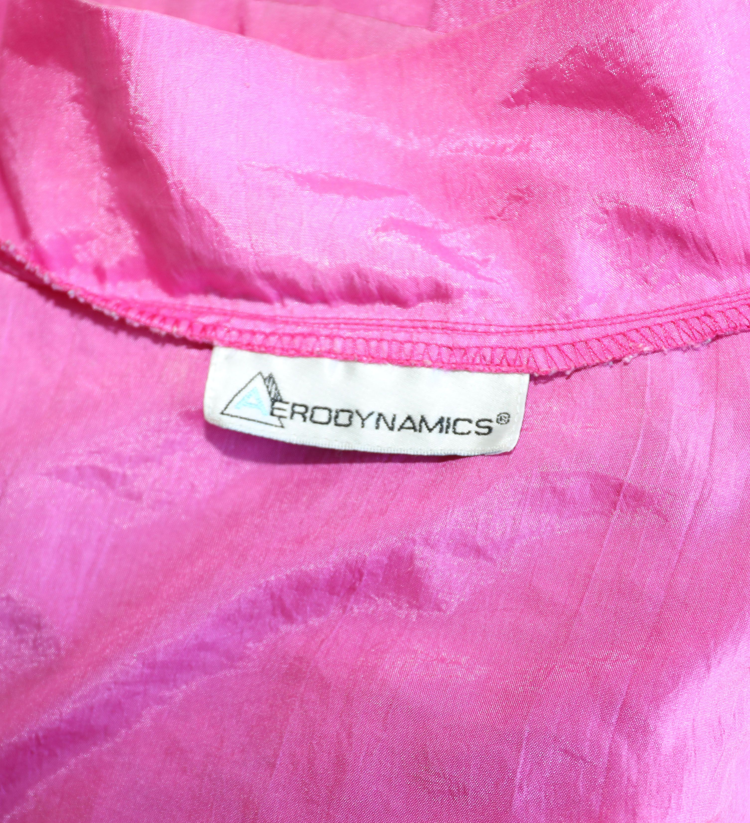 Vintage Vintage 80s Hot Pink Sporty Windbreaker Jacket Size Medium Size M / US 6-8 / IT 42-44 - 4 Thumbnail