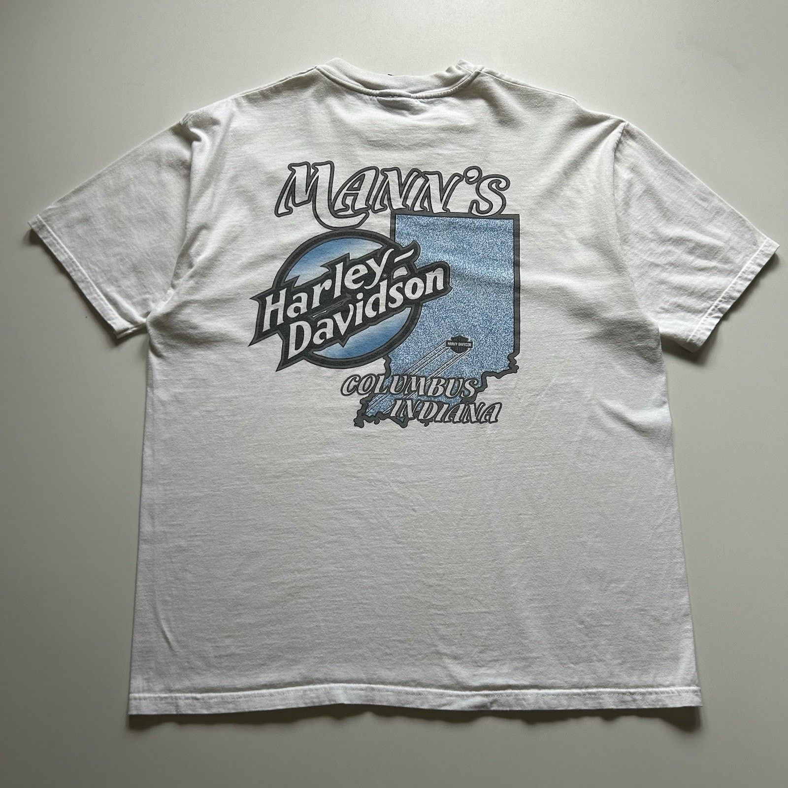 Harley Davidson × Vintage Vintage Harley Davidson Shirt XL USA 1998 90s Motorcycle Art Size US XL / EU 56 / 4 - 3 Thumbnail