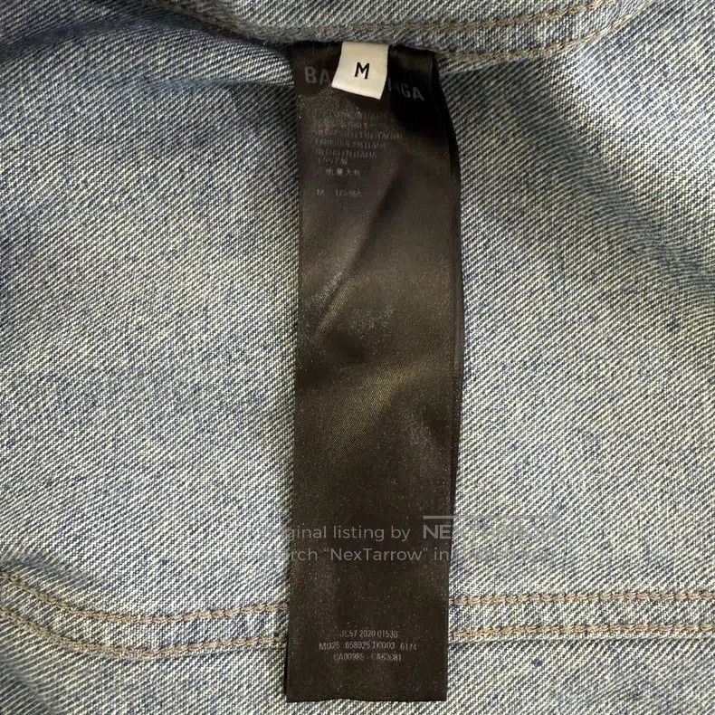 Balenciaga Balenciaga Double Stitch Embroidered Denim Patchwork Denim Size US M / EU 48-50 / 2 - 4 Thumbnail