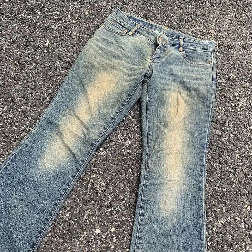 Japanese Brand JAPANESE CecilMcBe Jeans 29x31 Flare/Bootcut Faded Pants USA Size 29" - 4 Thumbnail