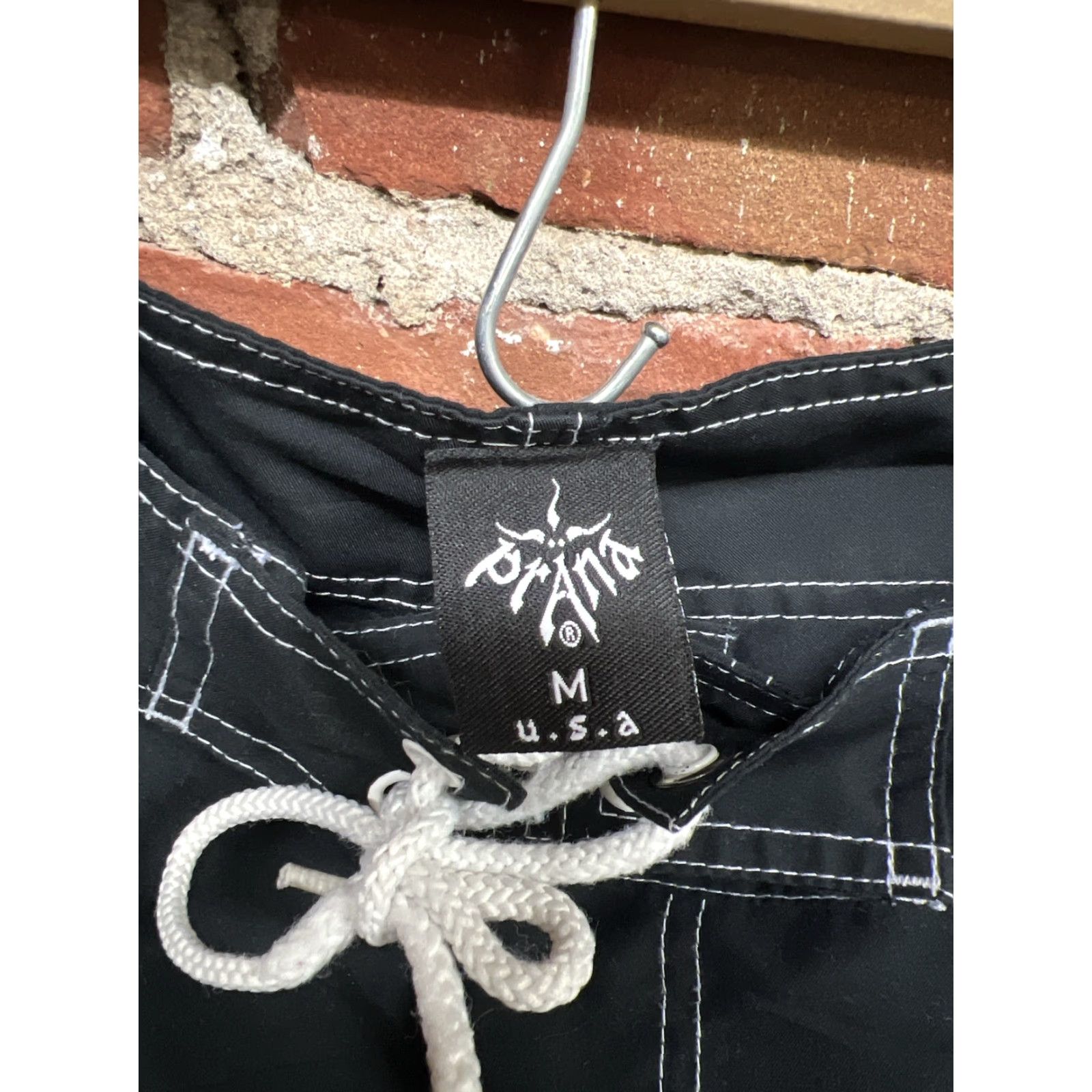 Prana VINTAGE prAna Womens Black Swim Shorts USA Made in USA Size M Swim Bottom Womens Black M USA 90s? Size 32" / US 10 / IT 46 - 3 Thumbnail