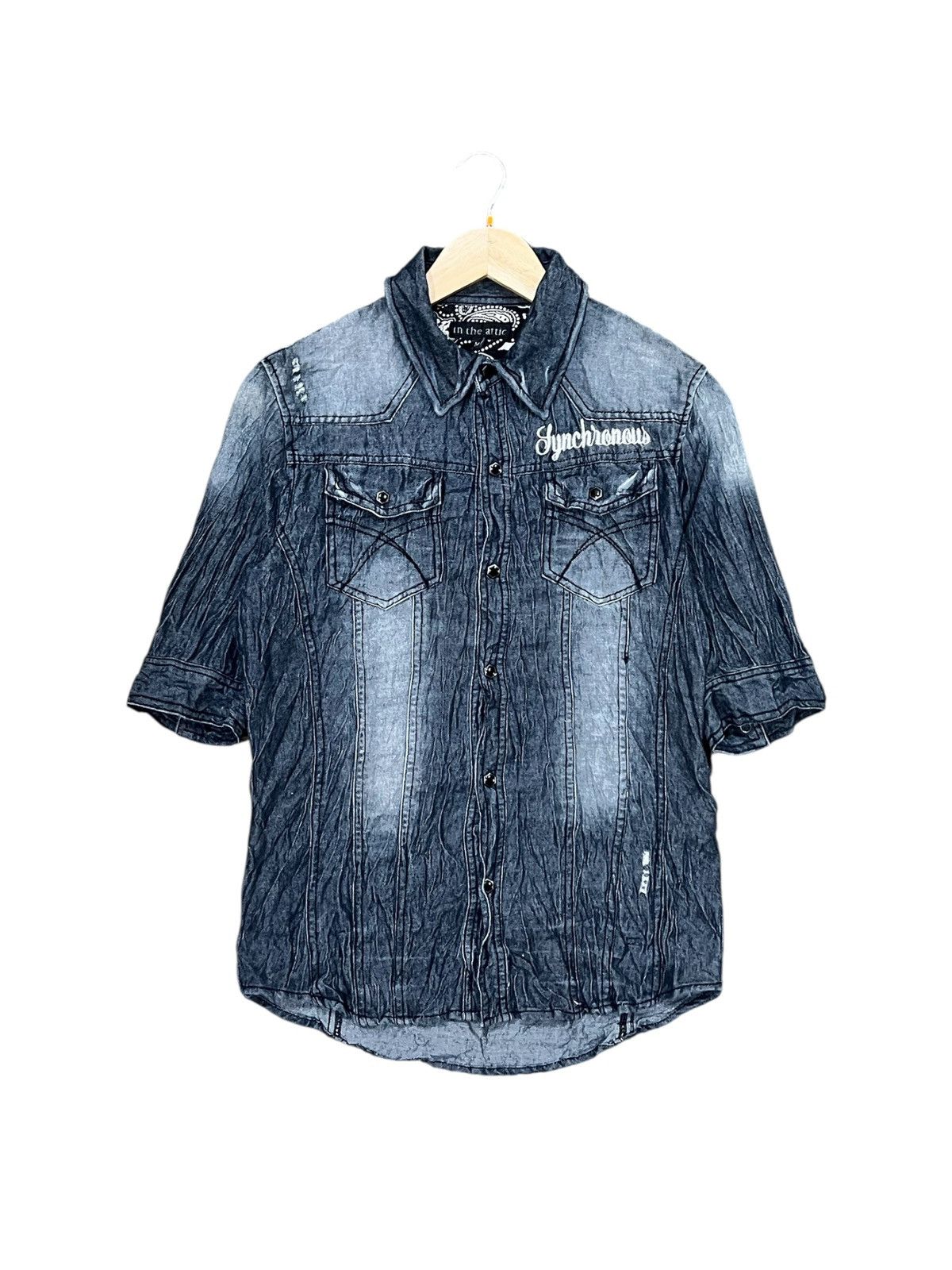 In The Attic In The Attic Synchronous Denim Button Shirt Size US S / EU 44-46 / 1 - 3 Thumbnail