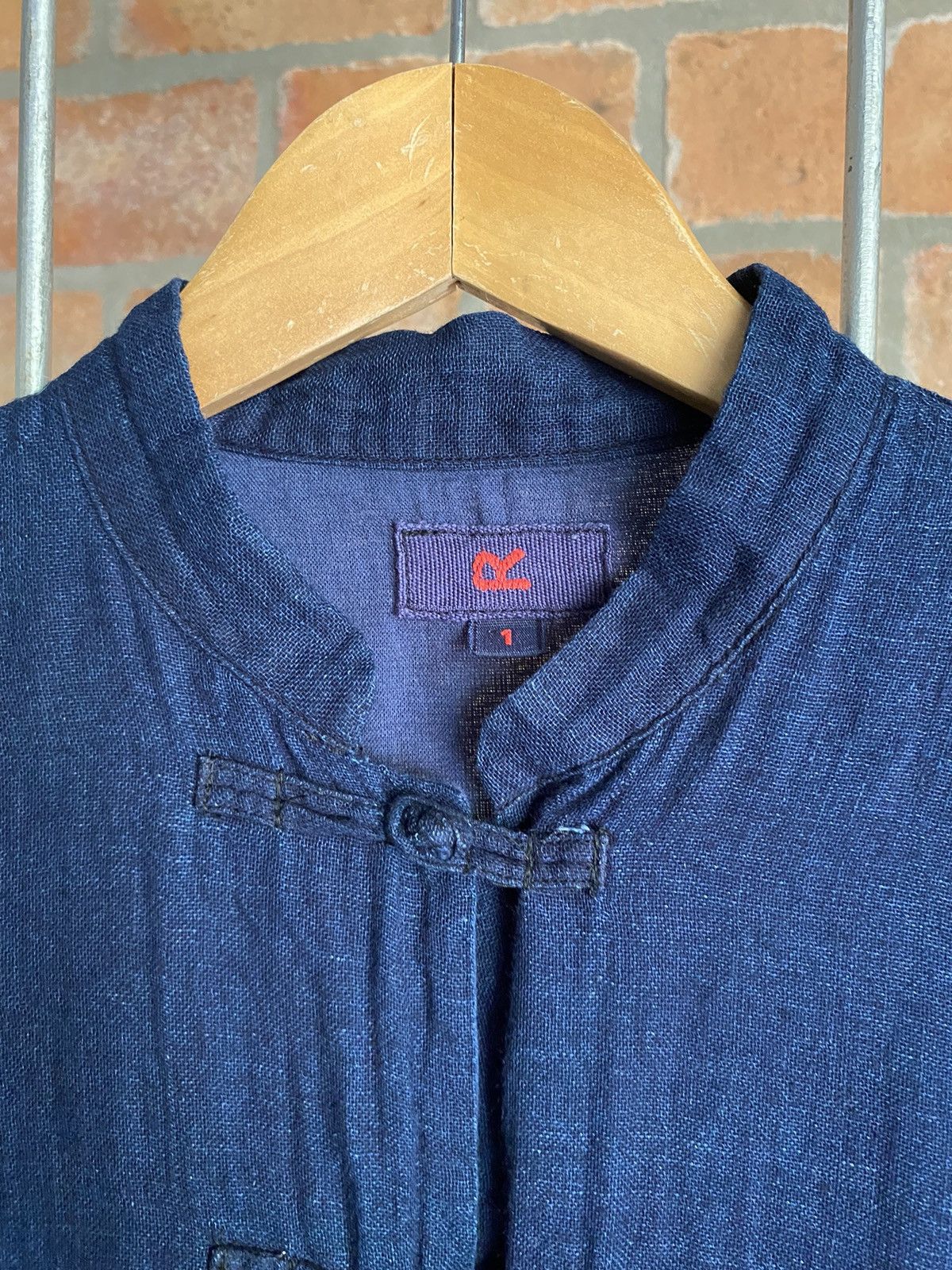 45rpm 45 rpm indigo mandarin shirt Size US S / EU 44-46 / 1 - 8 Thumbnail