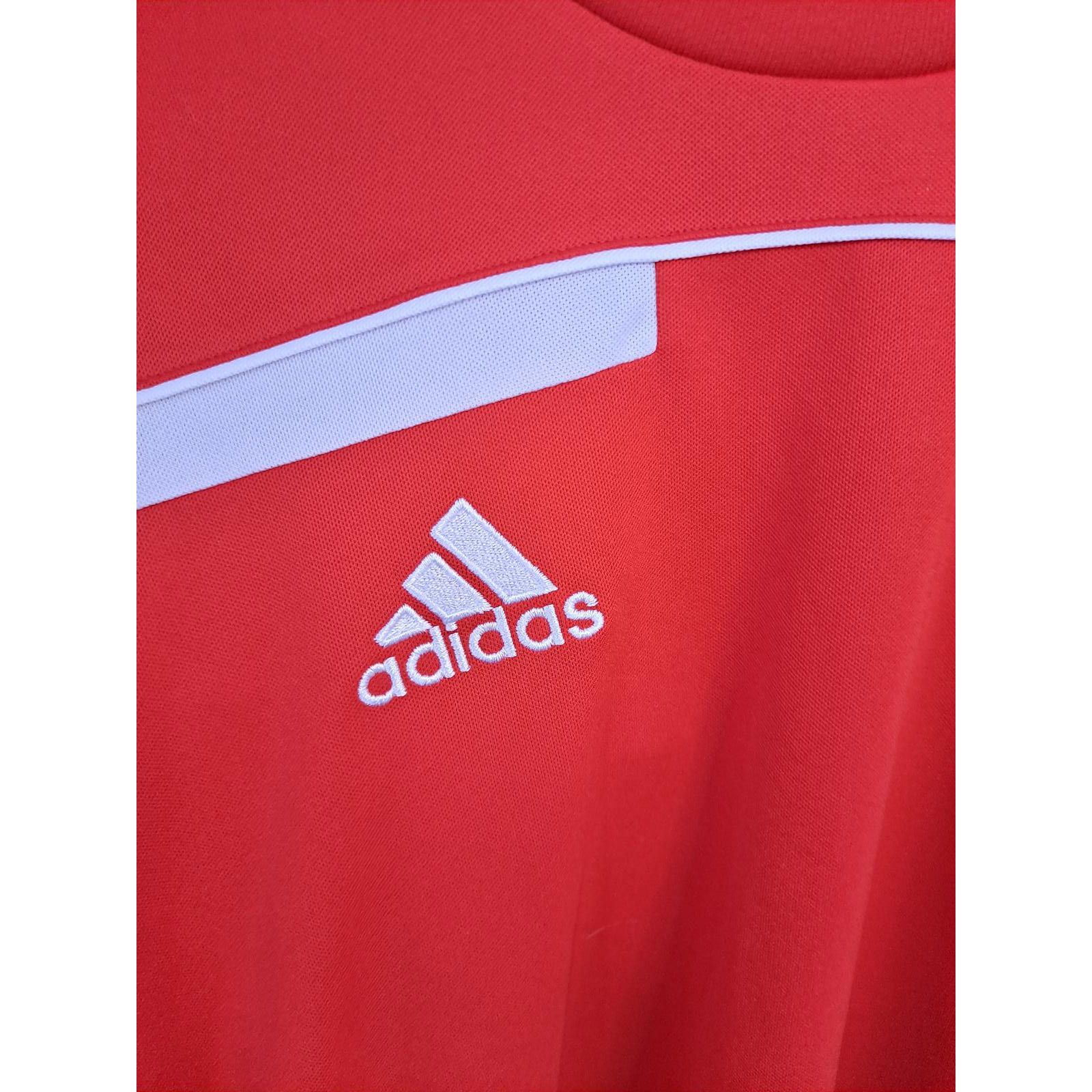 Adidas Adidas Red Climalite Long Sleeve Shirt with Reinforced Elbow Size ONE SIZE - 2 Thumbnail