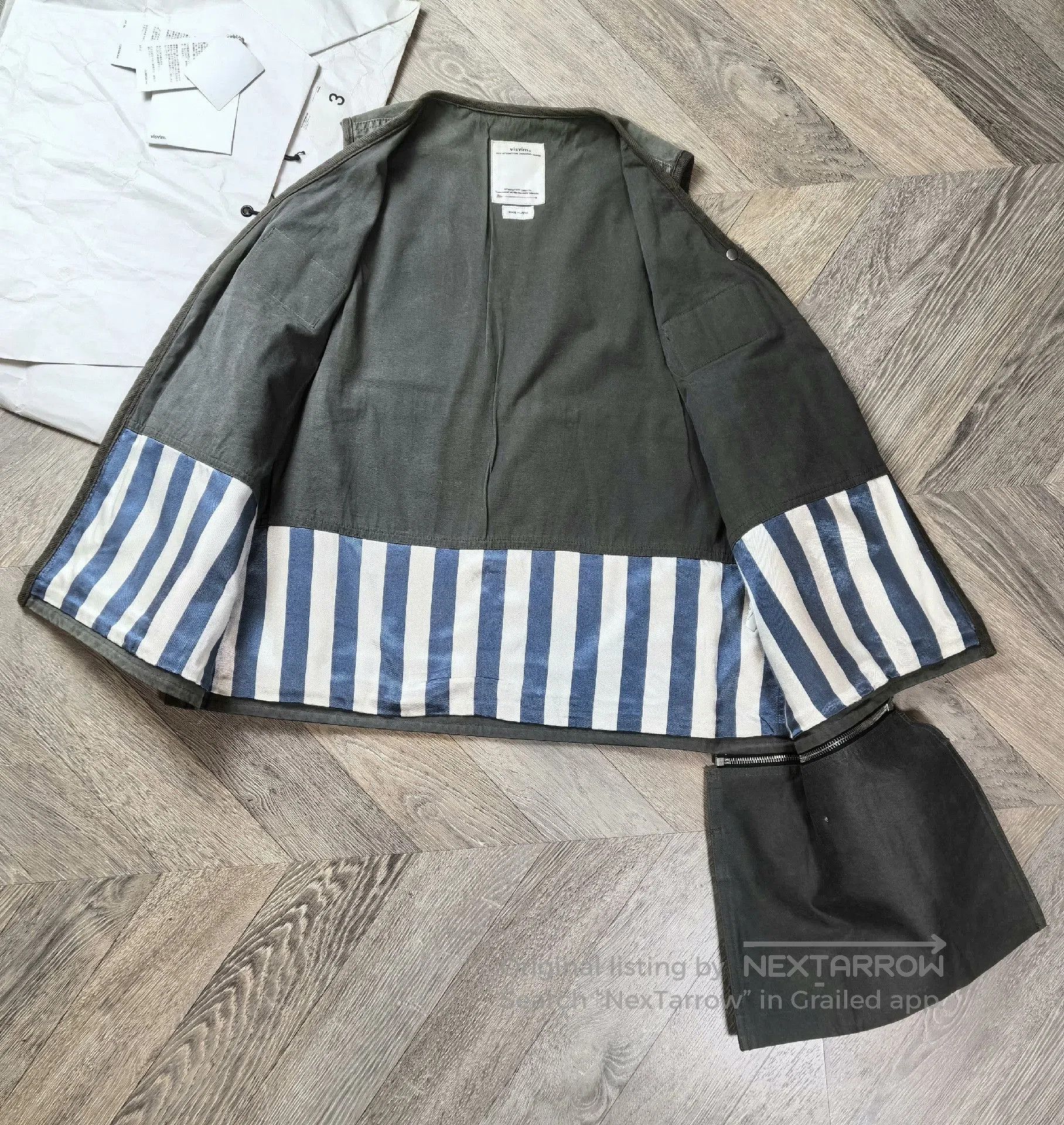 Visvim visvim pilar fisherman vest in green. Size US M / EU 48-50 / 2 - 5 Thumbnail
