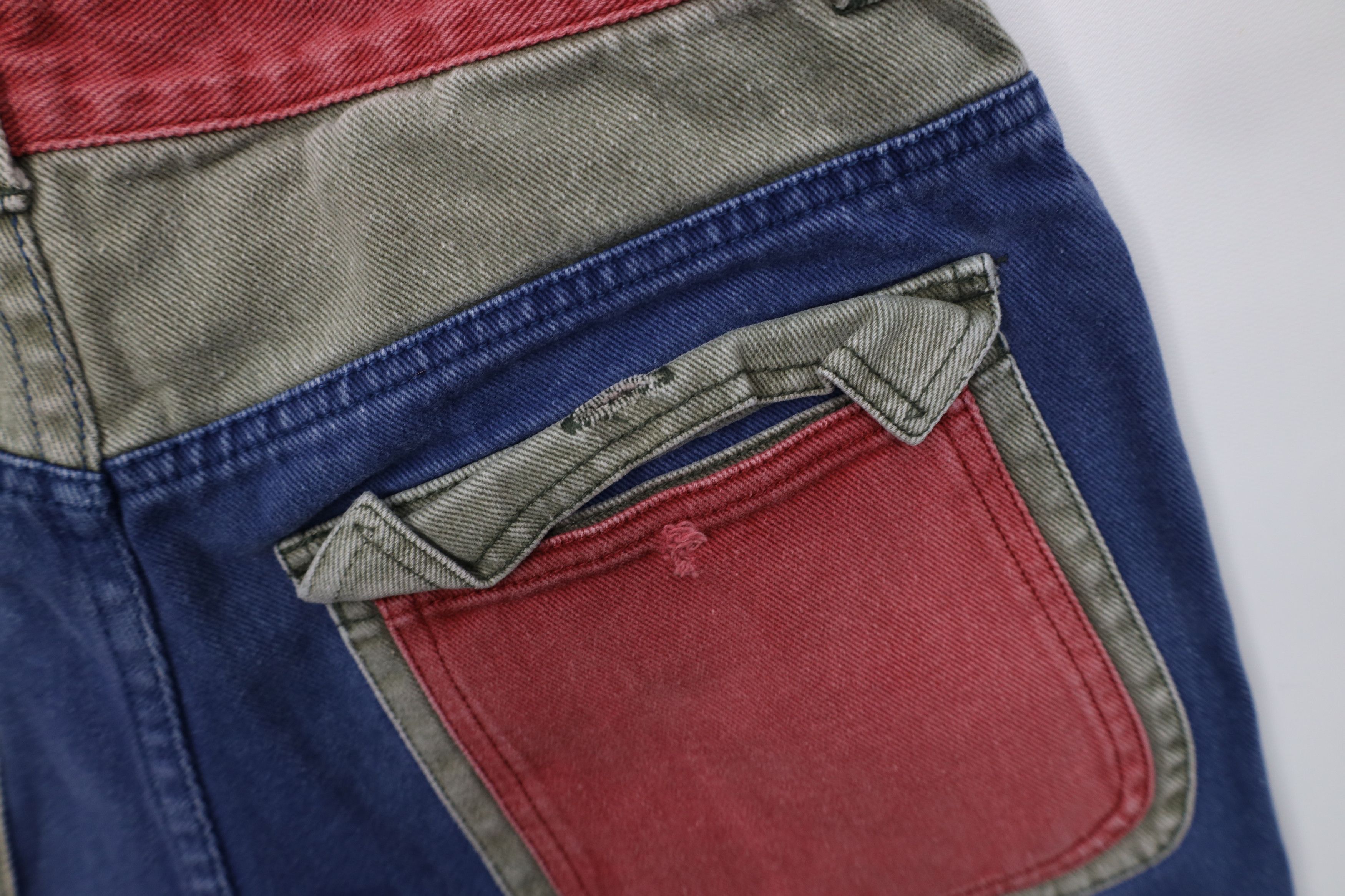 Vintage Vintage 90s Streetwear Block Above Knee Denim Jean Shorts Size US 30 / EU 46 - 13 Thumbnail