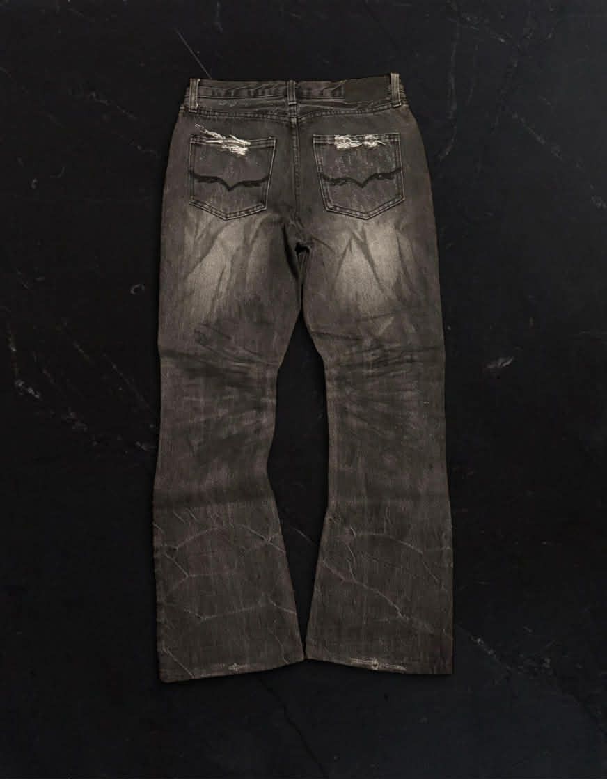 Japanese Brand Fuga Waxed Denim Size US 29 - 5 Thumbnail