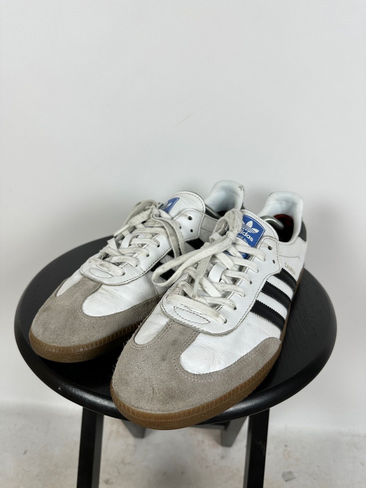 Adidas Vintage Adidas Samba Leather Low Top Sneakers Size US 13 / EU 46 - 4 Thumbnail