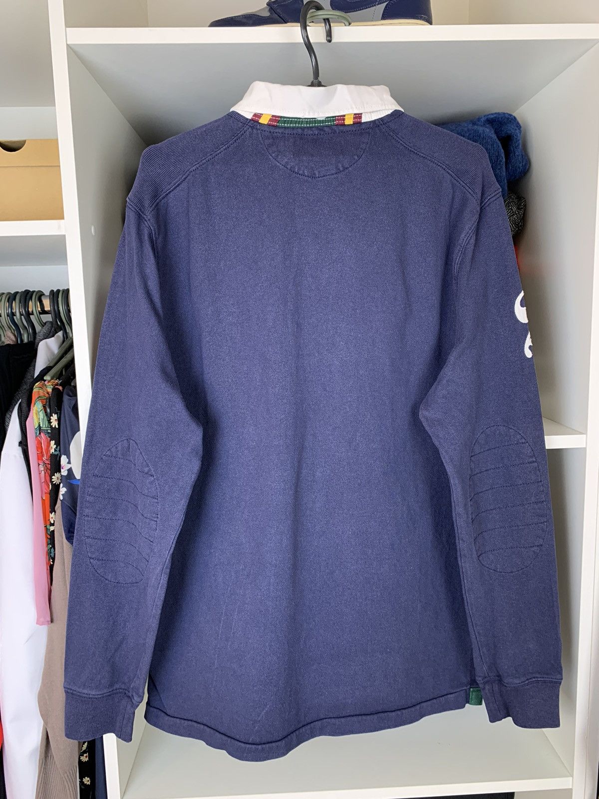 Vintage Vintage Polo Ralph Lauren Big Logo Rugby Long Sleeve Size US M / EU 48-50 / 2 - 19 Thumbnail