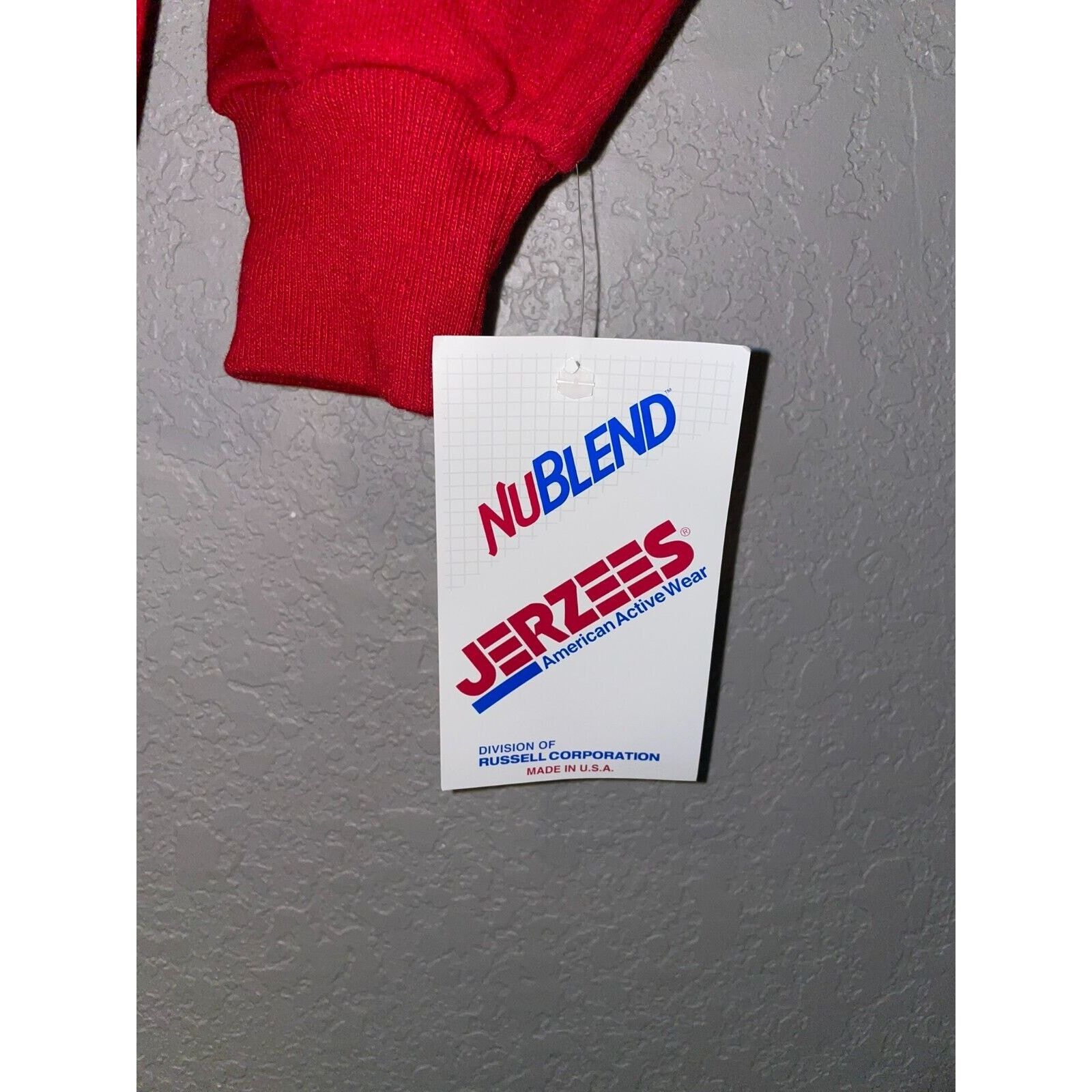 Jerzees Vintage Wyoming Sweatshirt Crewneck Love Red VTG 90s Large Size US L / EU 52-54 / 3 - 7 Thumbnail