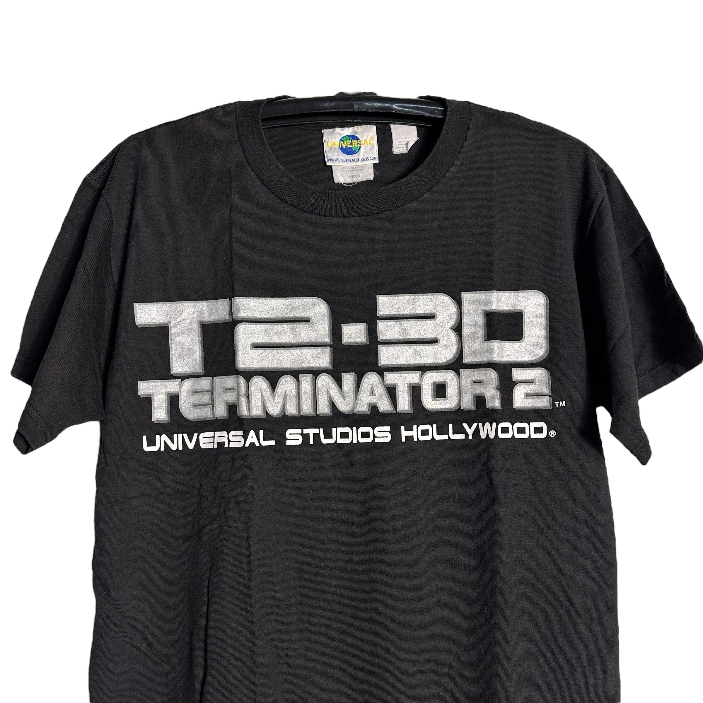 Universal Studios 🔥RARE🔥Vintage Terminator T2 Universal Studio Movie T-shirt Size US M / EU 48-50 / 2 - 2 Thumbnail