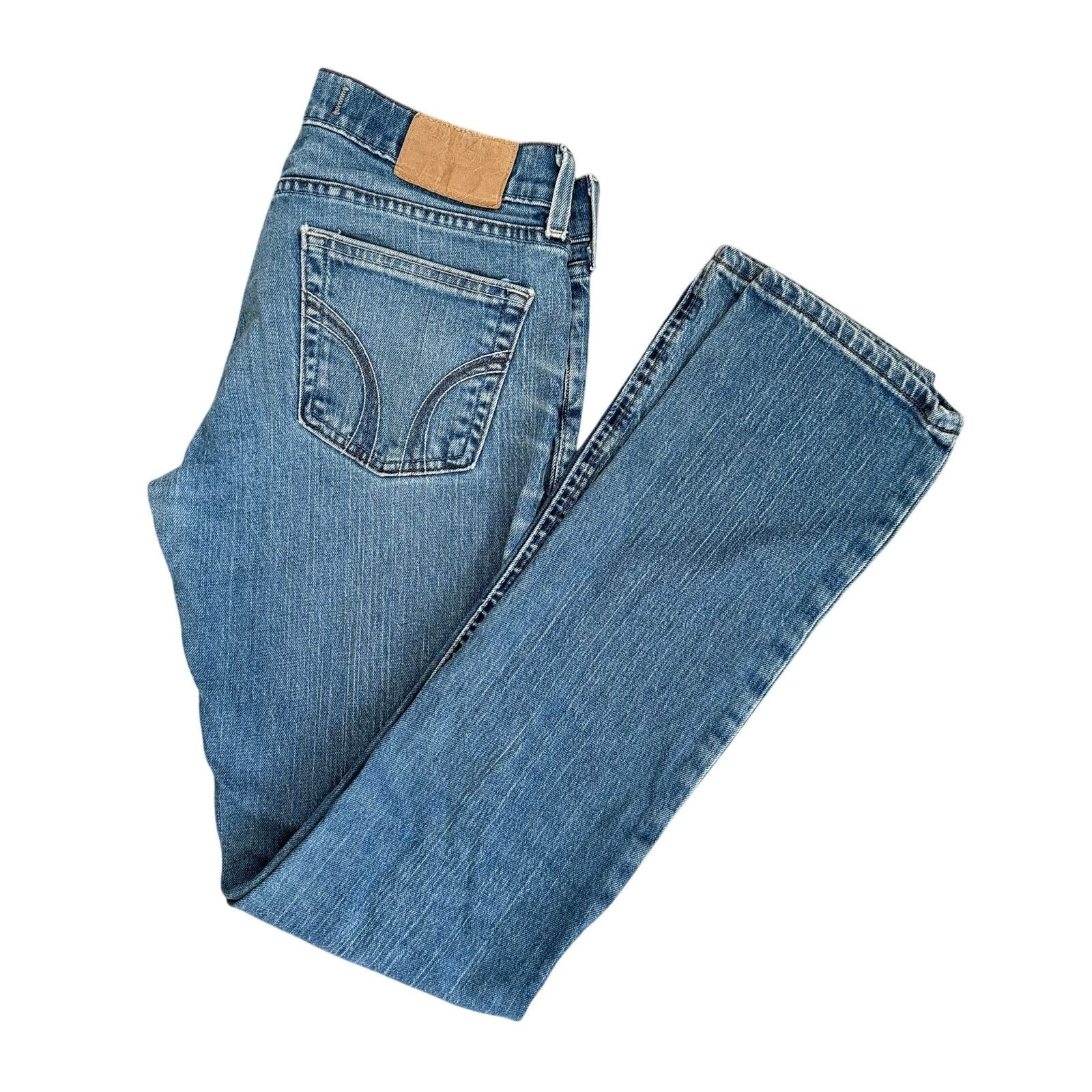 Hollister Hollister Laguna Skinny Light Wash Jeans 7L Size 28" / US 6 / IT 42 - 1 Thumbnail