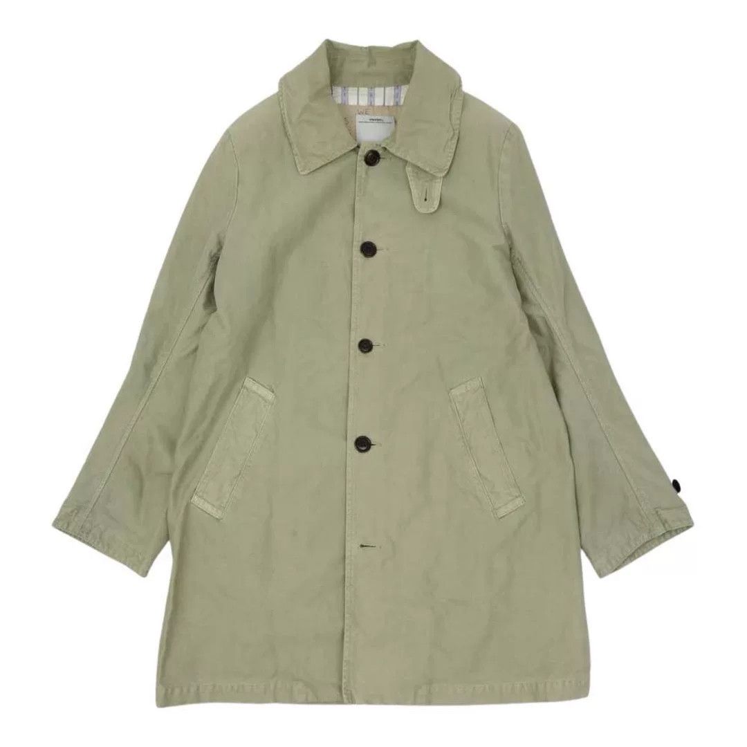 Visvim visvim HERGE COAT DMGD CHINO LT GREEN Size US S / EU 44-46 / 1 - 1 Thumbnail