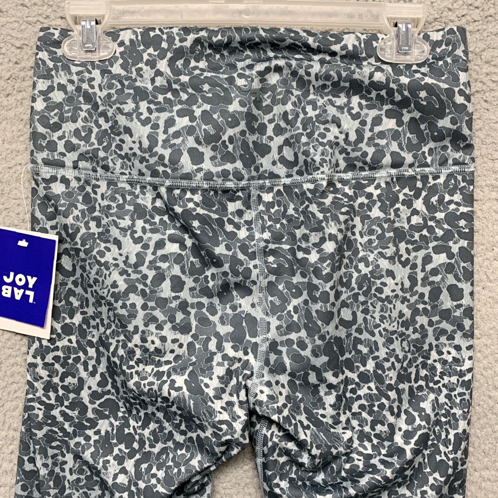 Vintage JoyLab Leggings Women’s M High Rise Hidden Key Pocket Chita Print Teal Green Size 32" / US 10 / IT 46 - 5 Thumbnail