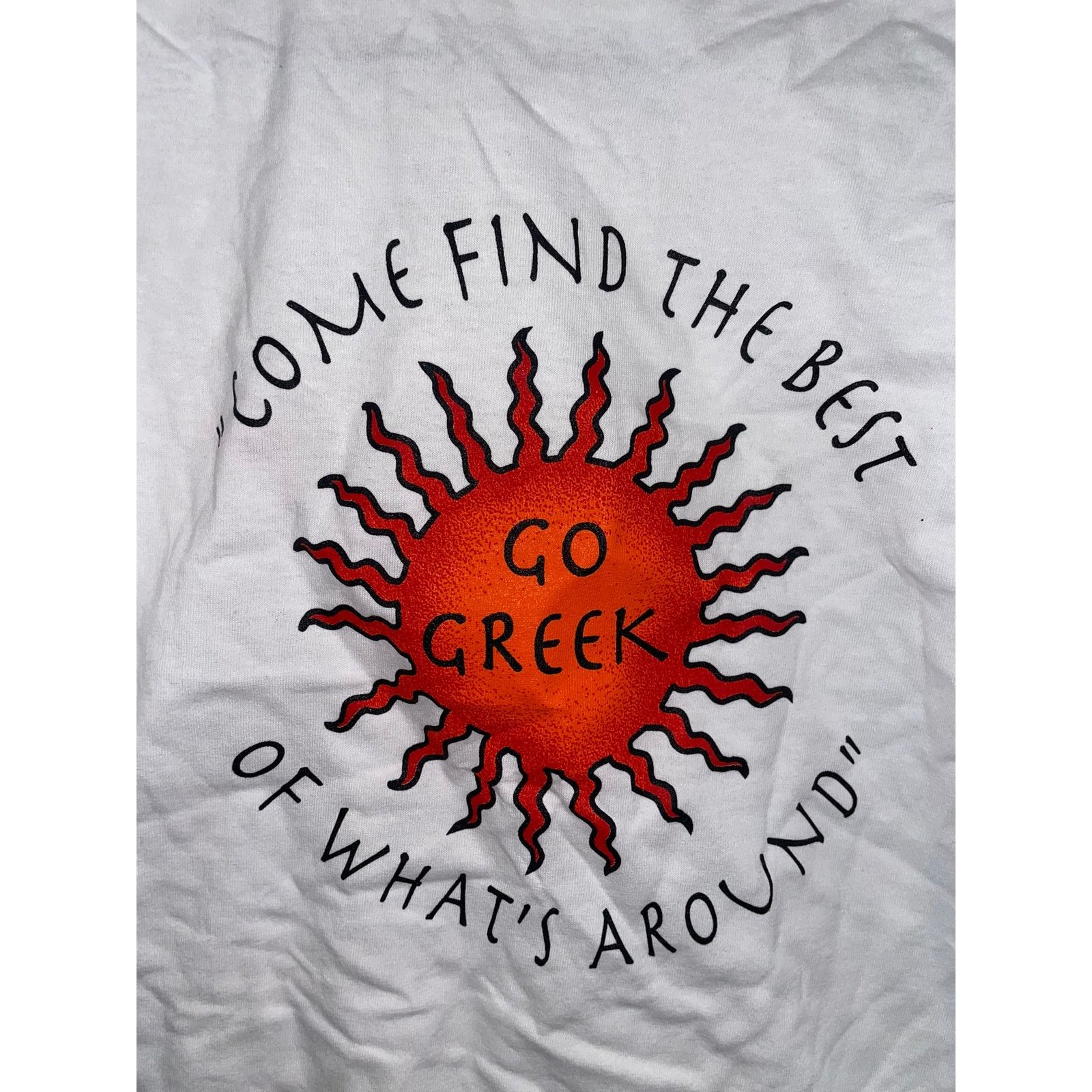Jerzees 2000s Montana State Go Greek Find The Best College Shirt M Size US M / EU 48-50 / 2 - 6 Thumbnail
