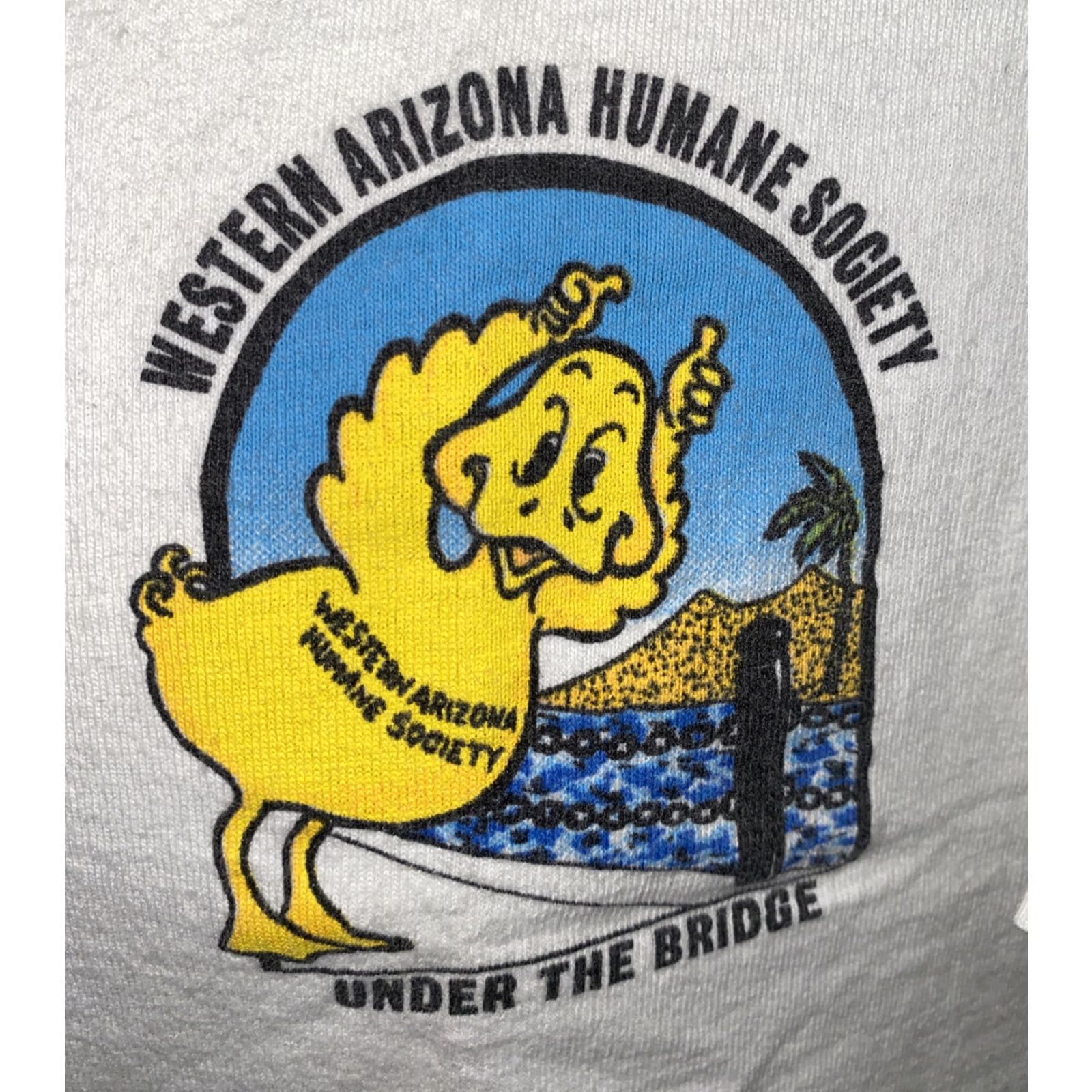 Vintage Powerpro Oneita Mens Beige WESTERN ARIZONA Short Sleeve T-Shirt L Size US L / EU 52-54 / 3 - 3 Thumbnail