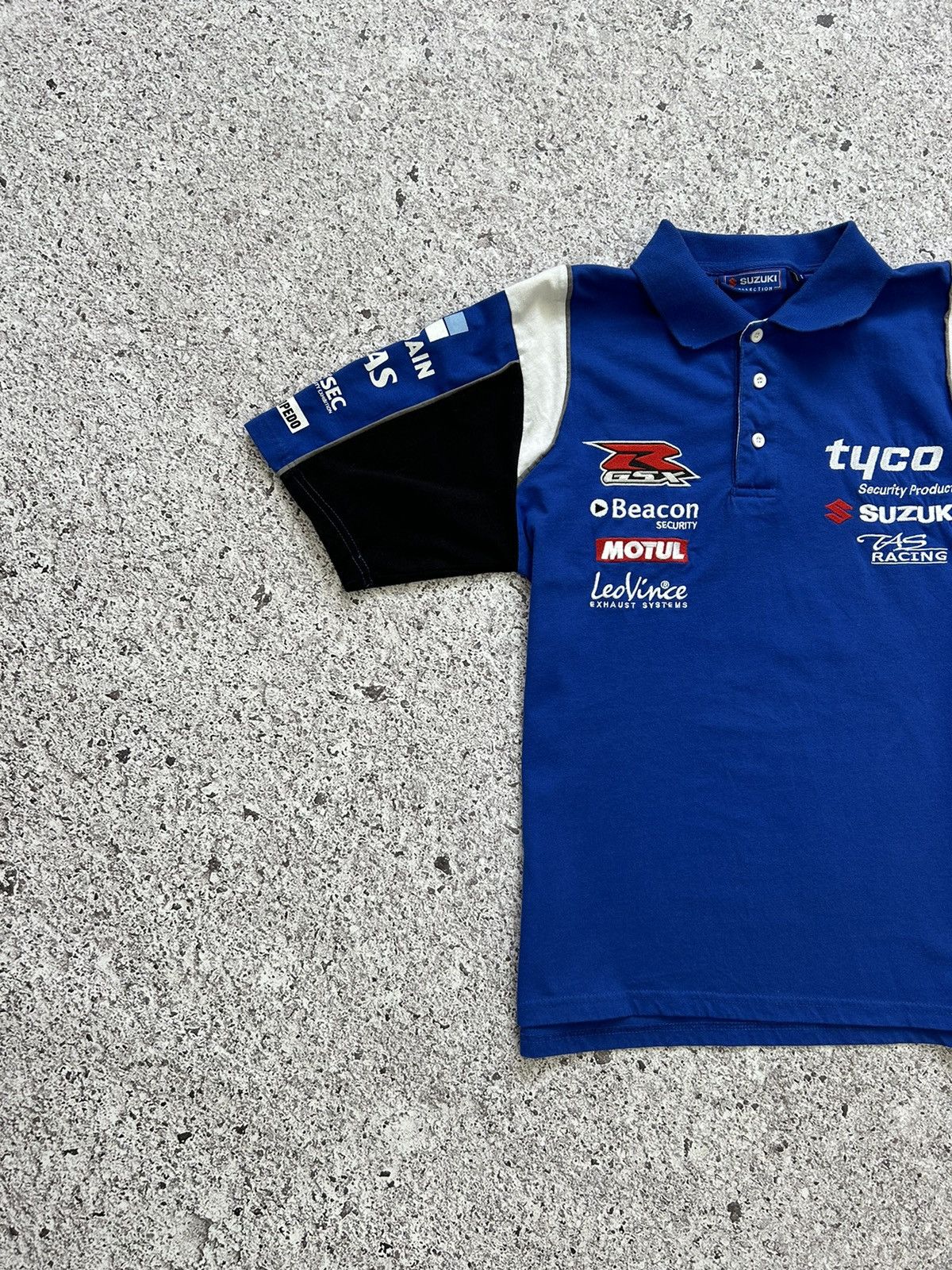 Vintage Suzuki Tyco Gas Racing Streetwear Polo T-Shirt Size US S / EU 44-46 / 1 - 4 Thumbnail