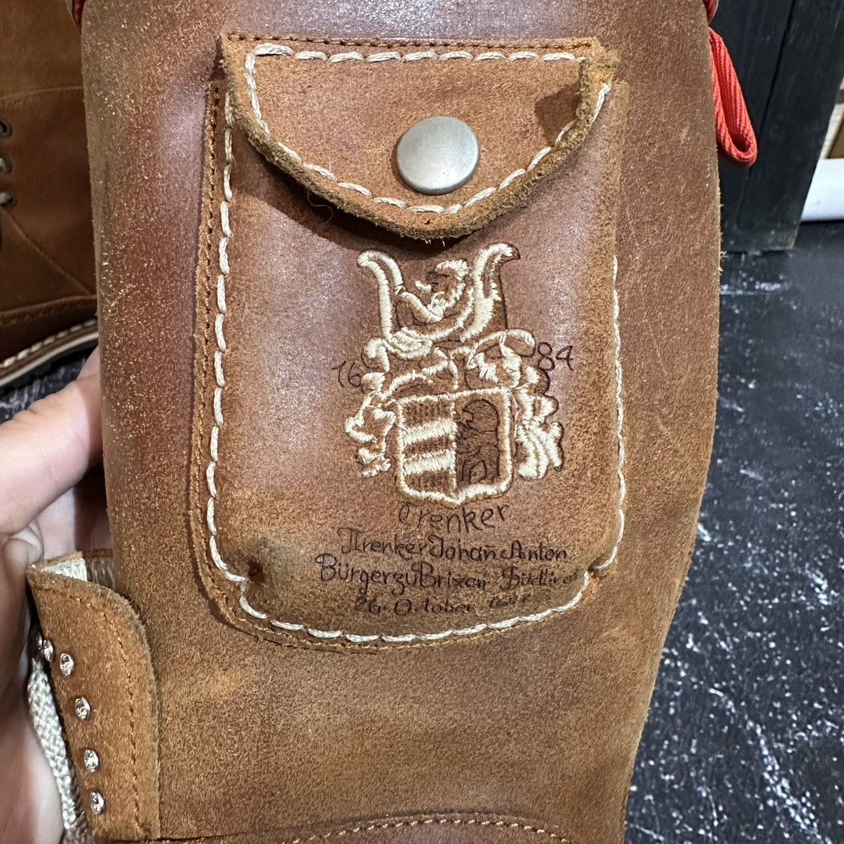 Other LUIS TRENKER - Women’s Hand Made Leather Boots Size 39 Size US 9 / IT 39 - 5 Thumbnail