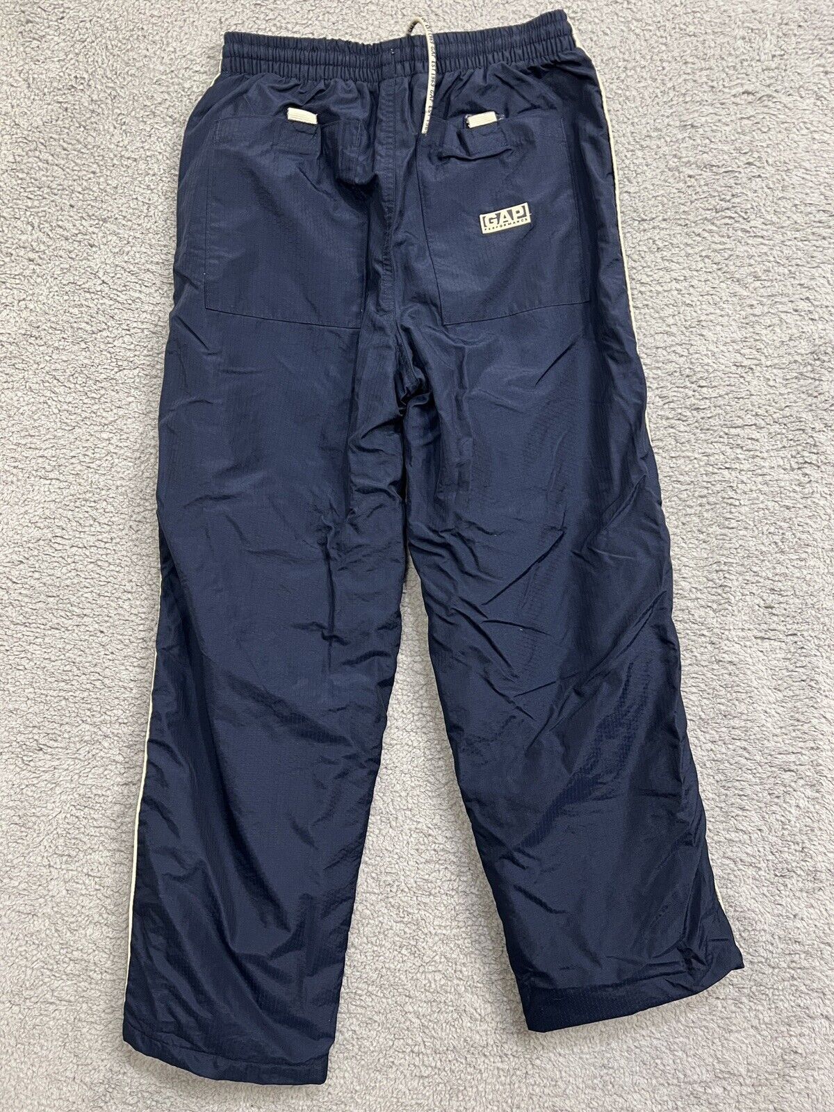 Gap Vintage GAP Track Pants Blue Ankles Nylon Lined Pockets Size US 28 / EU 44 - 2 Thumbnail