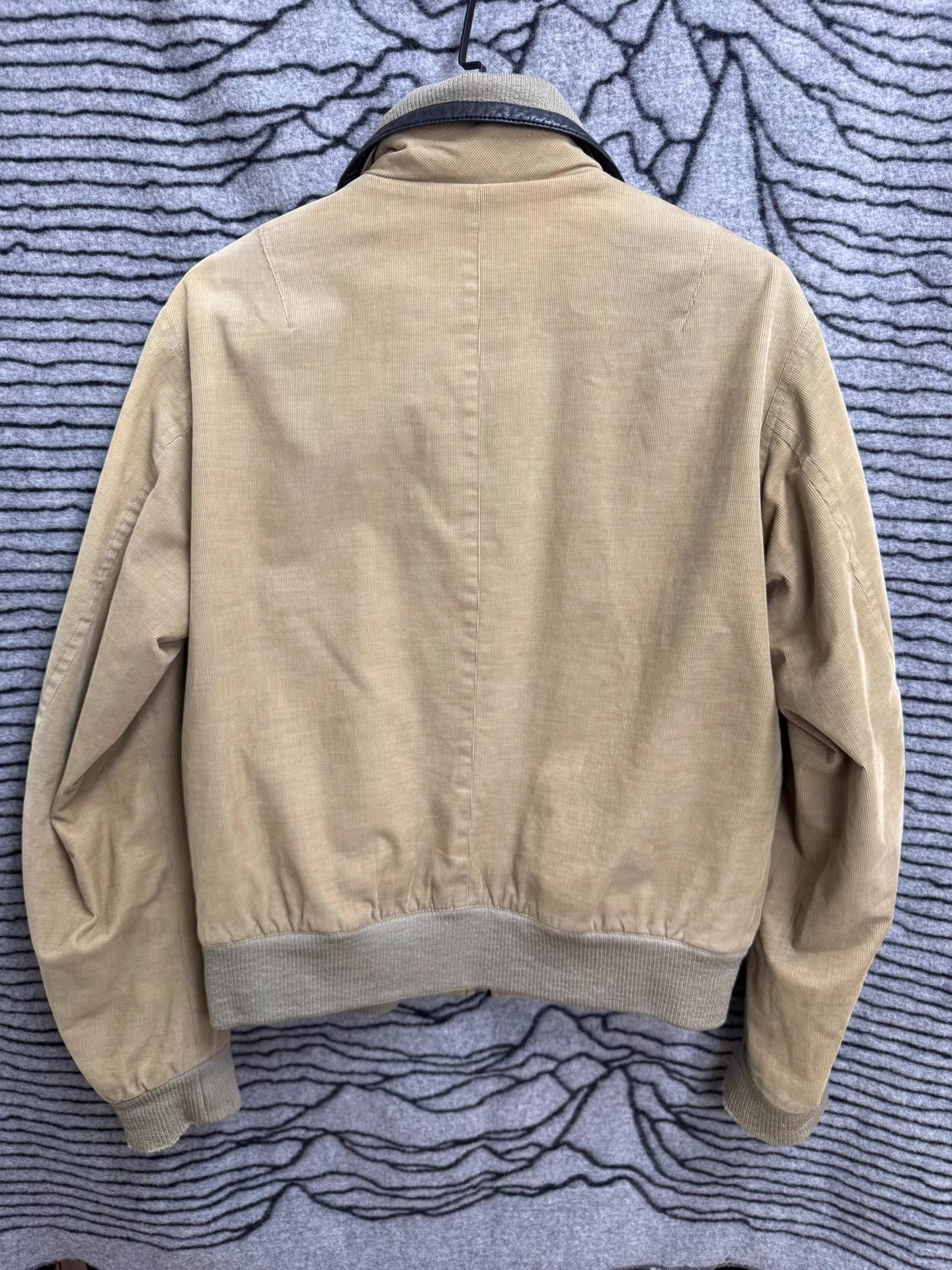Dries Van Noten DRIES VAN NOTEN Corduroy Leather Panel Elastic Jacket K20 Size US M / EU 48-50 / 2 - 8 Thumbnail