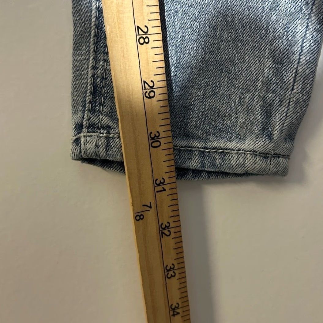 Vintage DEPART WEST Trouper Skinny Stretch Distressed Blue Denim Jeans Men Size US 28 / EU 44 - 7 Thumbnail