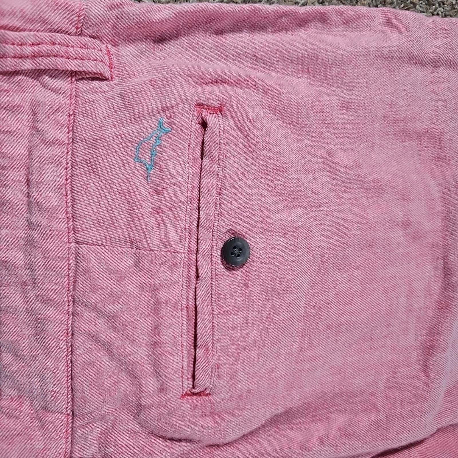 Tommy Bahama Tommy Bahama Sz 36 Pink Linen Shorts Size US 36 / EU 52 - 8 Thumbnail