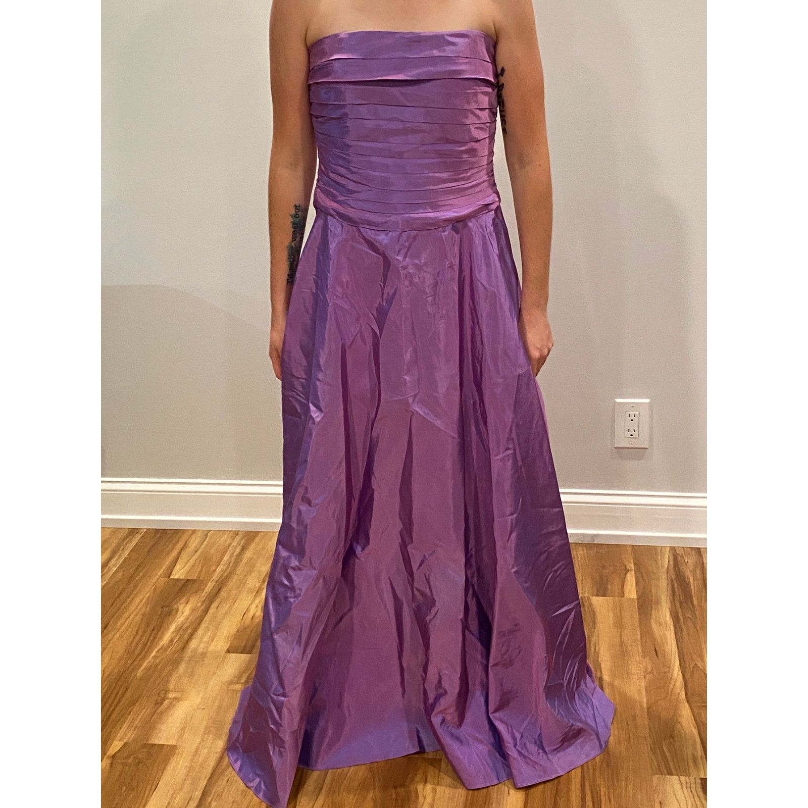 Jessica McClintock Y2K Scott McClintock Petite Millenium 2000 Dress Gown siz 10 Size L / US 10 / IT 46 - 5 Thumbnail