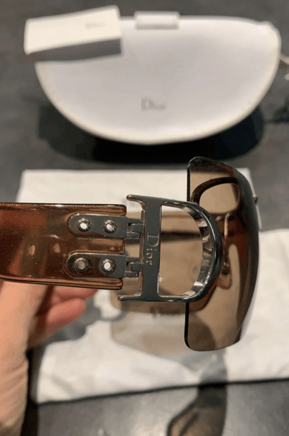 Dior DIOR Sunglasses Airspeed Mask Ski Wrap Shield Logo RI954 Size ONE SIZE - 2 Thumbnail