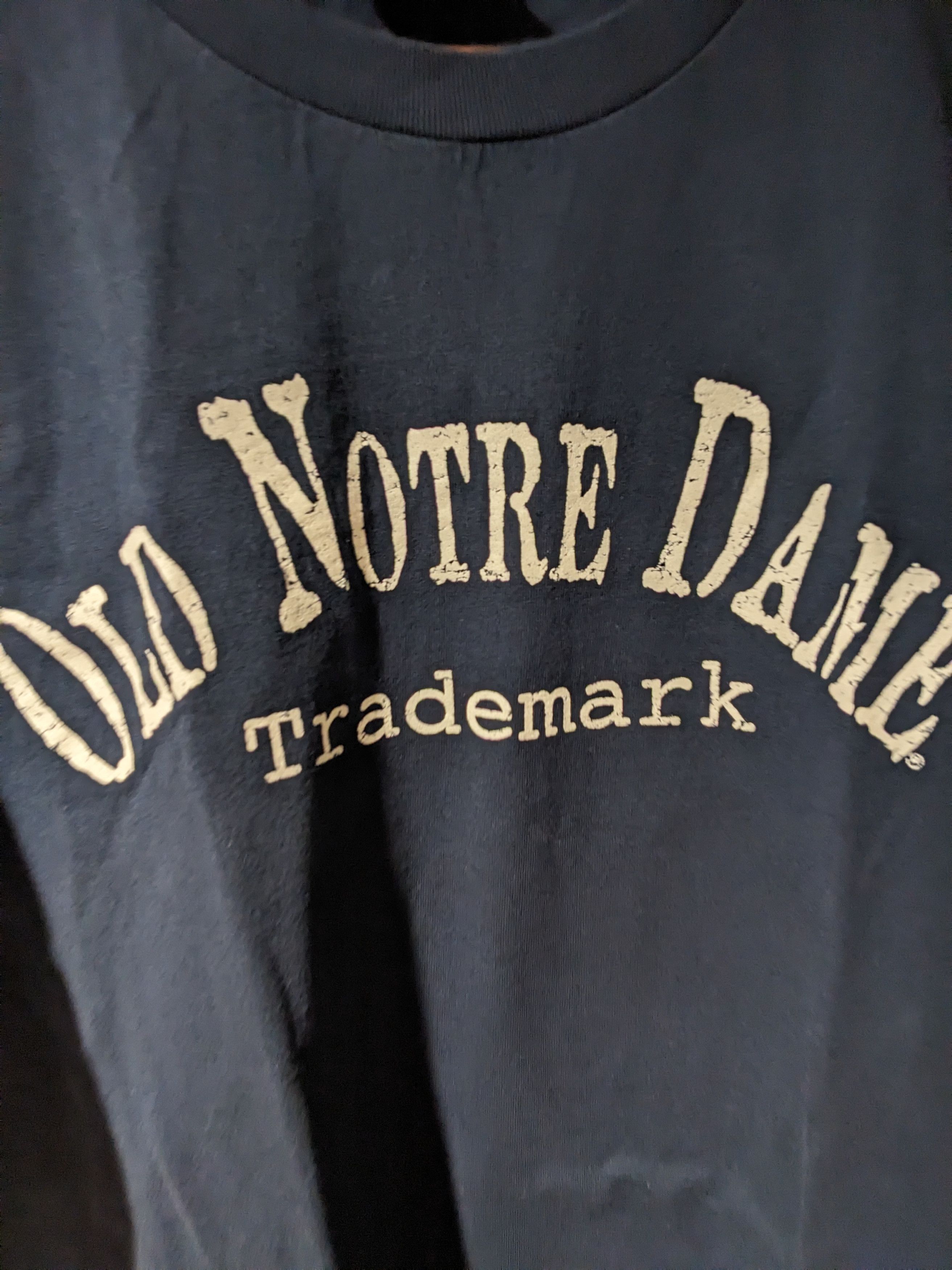 Jansport × Vintage Vintage 90s Old Notre Dame Fighting Irish Jansport T-Shirt Size US XL / EU 56 / 4 - 2 Thumbnail