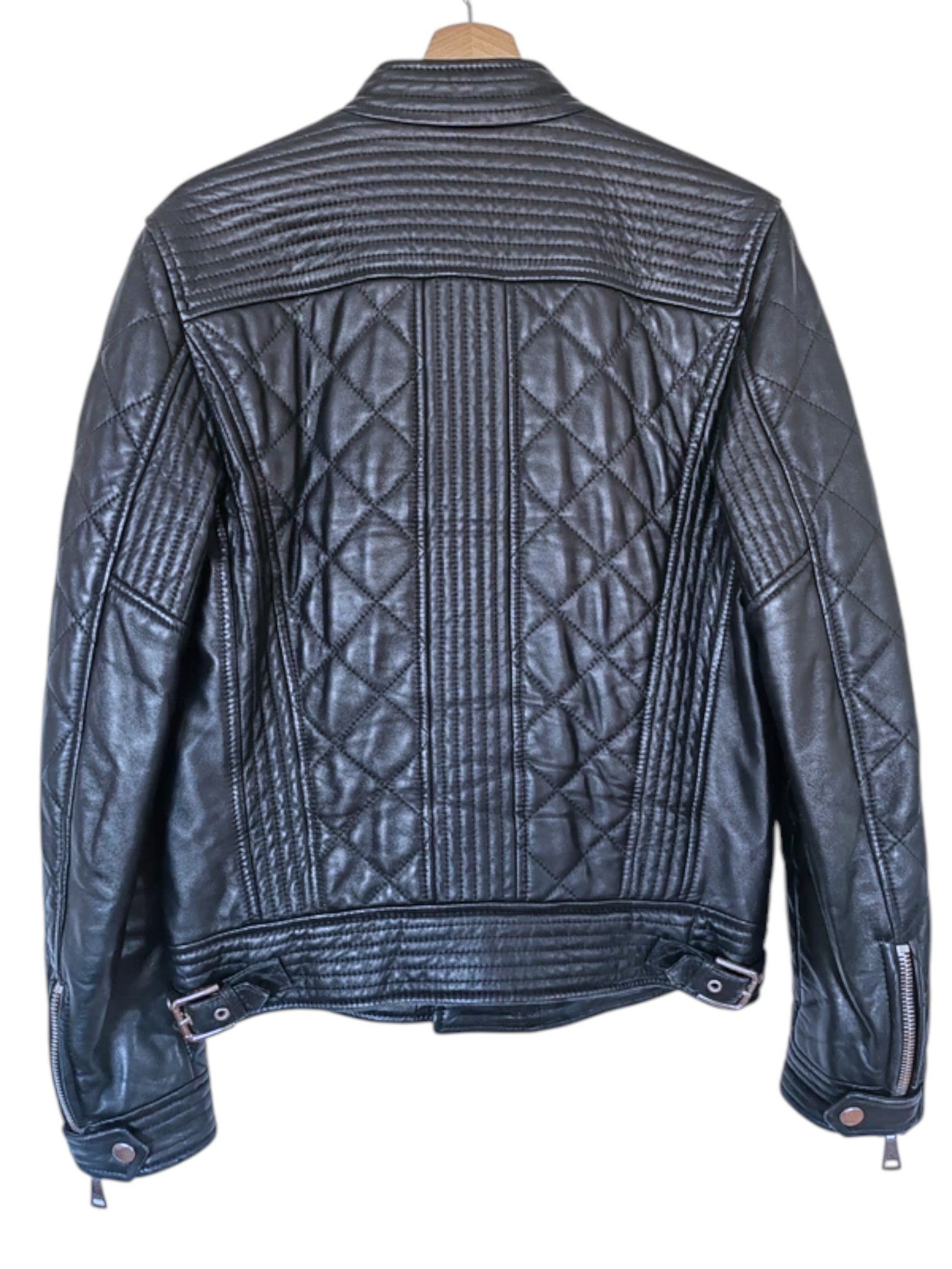 Dolce & Gabbana Dolce & Gabbana Quilted Lambskin Moto Jacket, c. 2010s Size US L / EU 52-54 / 3 - 2 Thumbnail