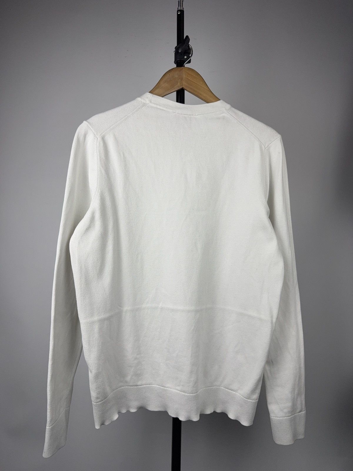 Hugo Boss Luxury HUGO BOSS Minimal Logo Off White Red Tag Sweatshirt M Size US S / EU 44-46 / 1 - 11 Thumbnail