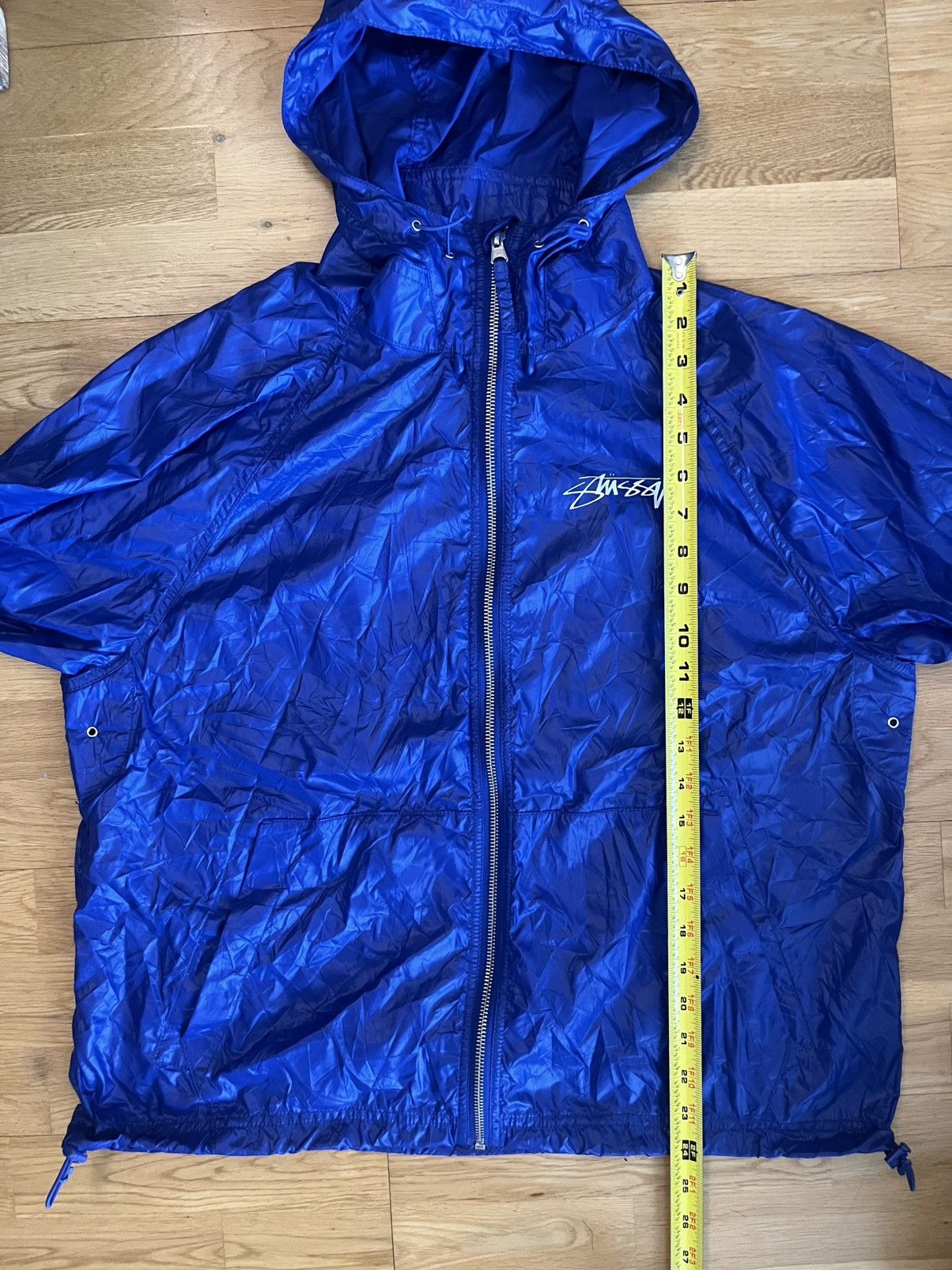 Stussy Stussy new beach shell nylon jacket S blue majotech zip up Size US S / EU 44-46 / 1 - 5 Thumbnail