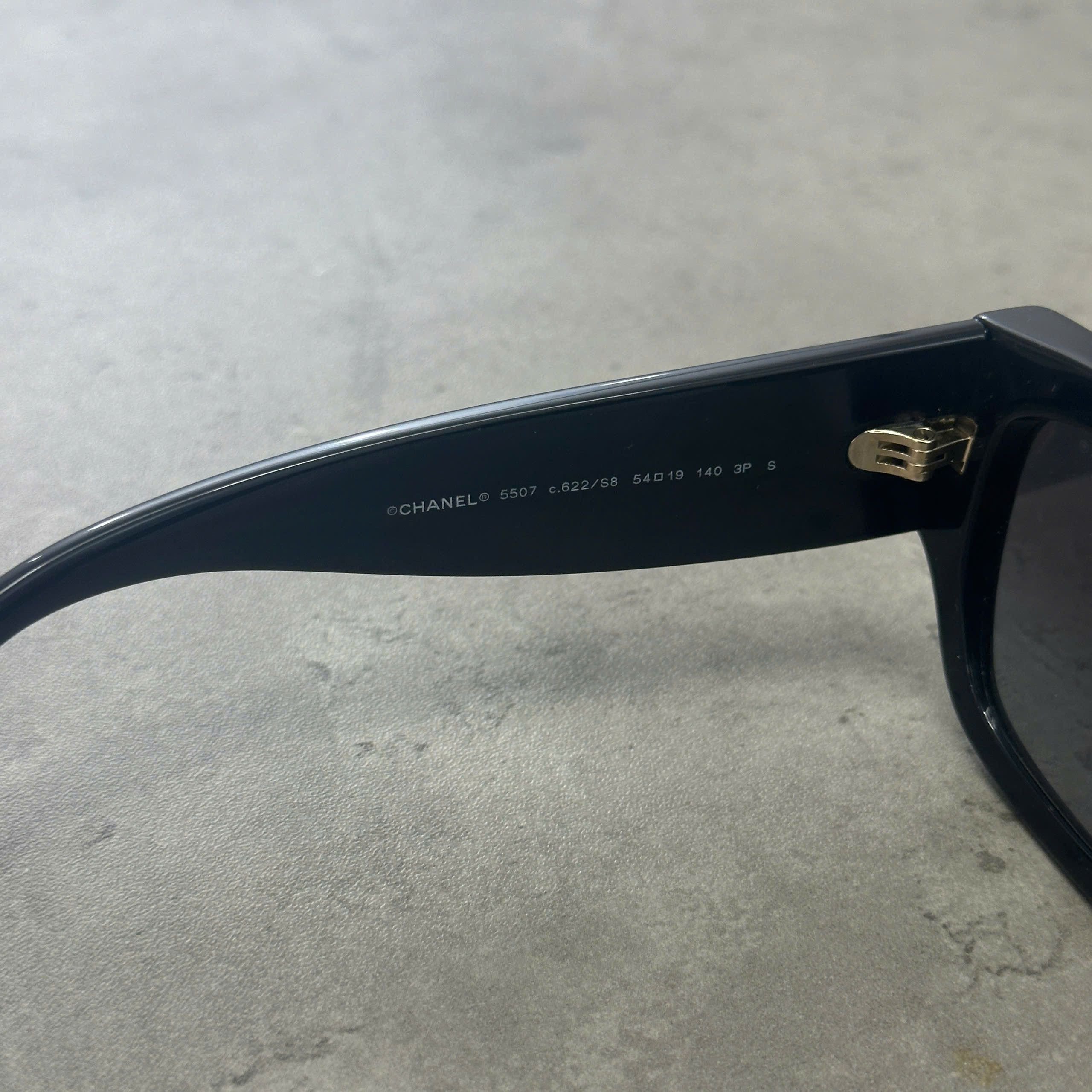 Chanel CHANEL 0CH5507 C622S8 Sunglasses BLACK Size ONE SIZE - 4 Thumbnail