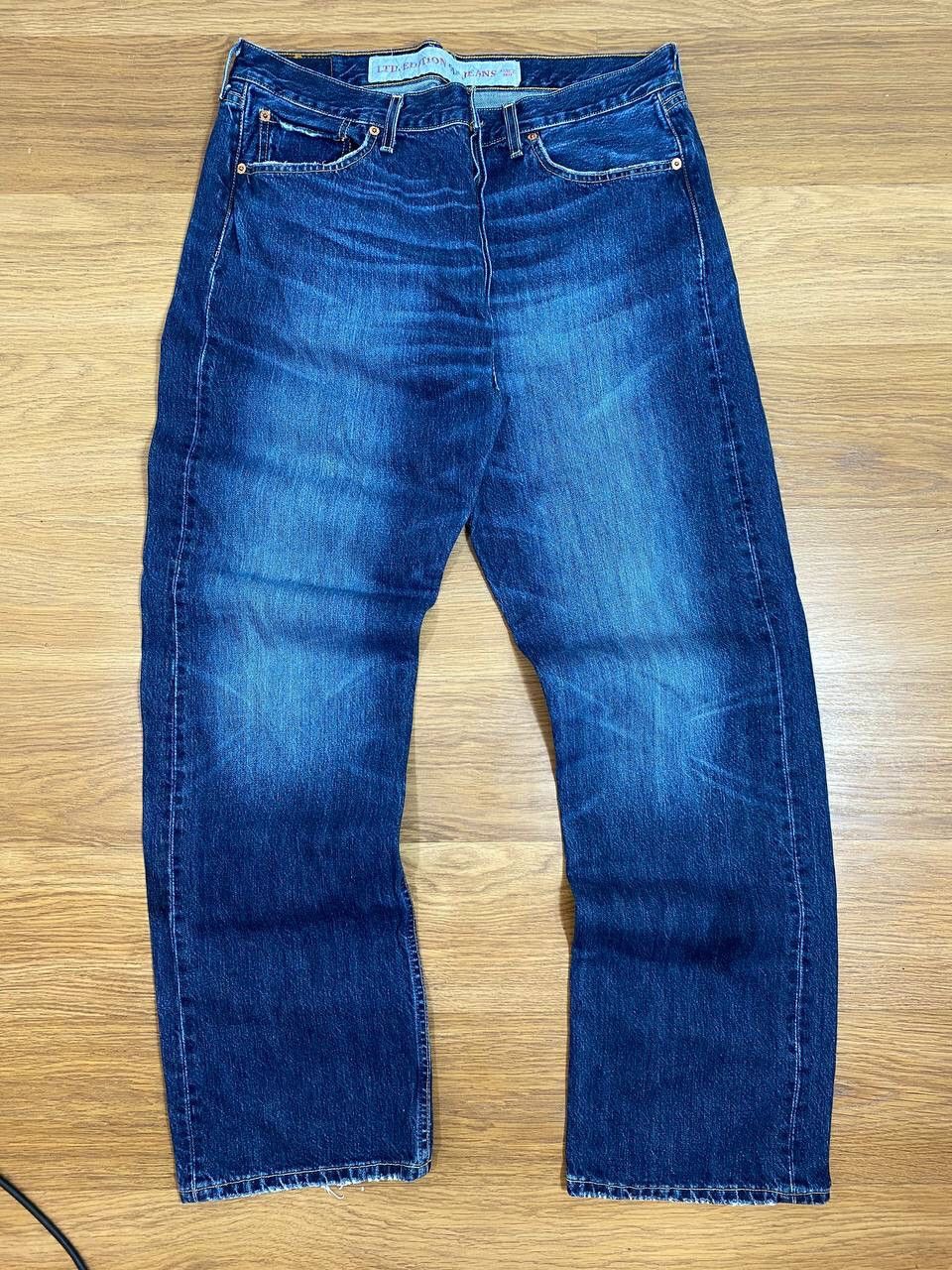 Levi's Mens Blue Vintage Y2K Low Rise Bootcut Jeans With Size US 38 / EU 54 - 2 Thumbnail