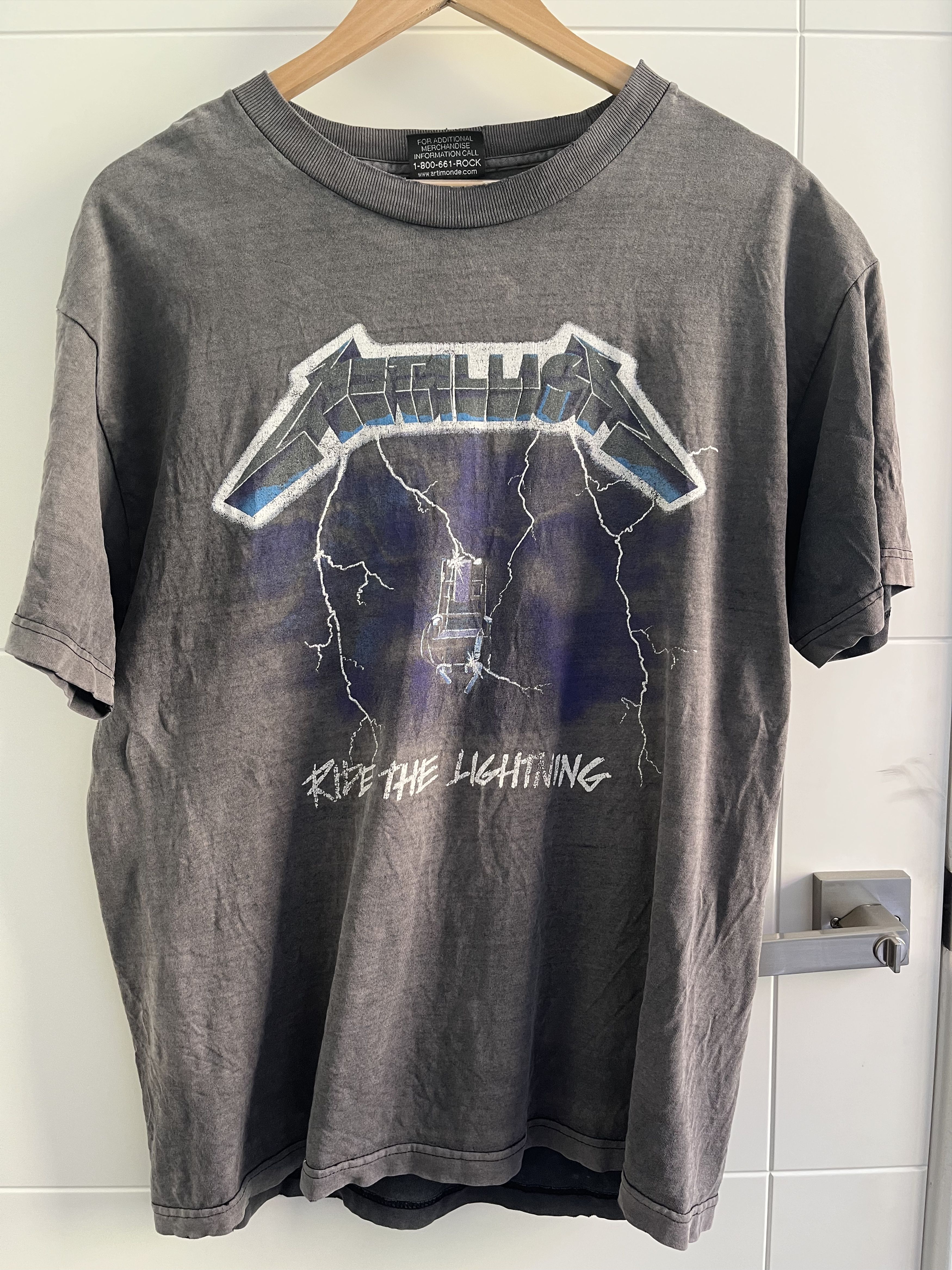 Metallica 'Ride the Lightning' Artimonde Tee