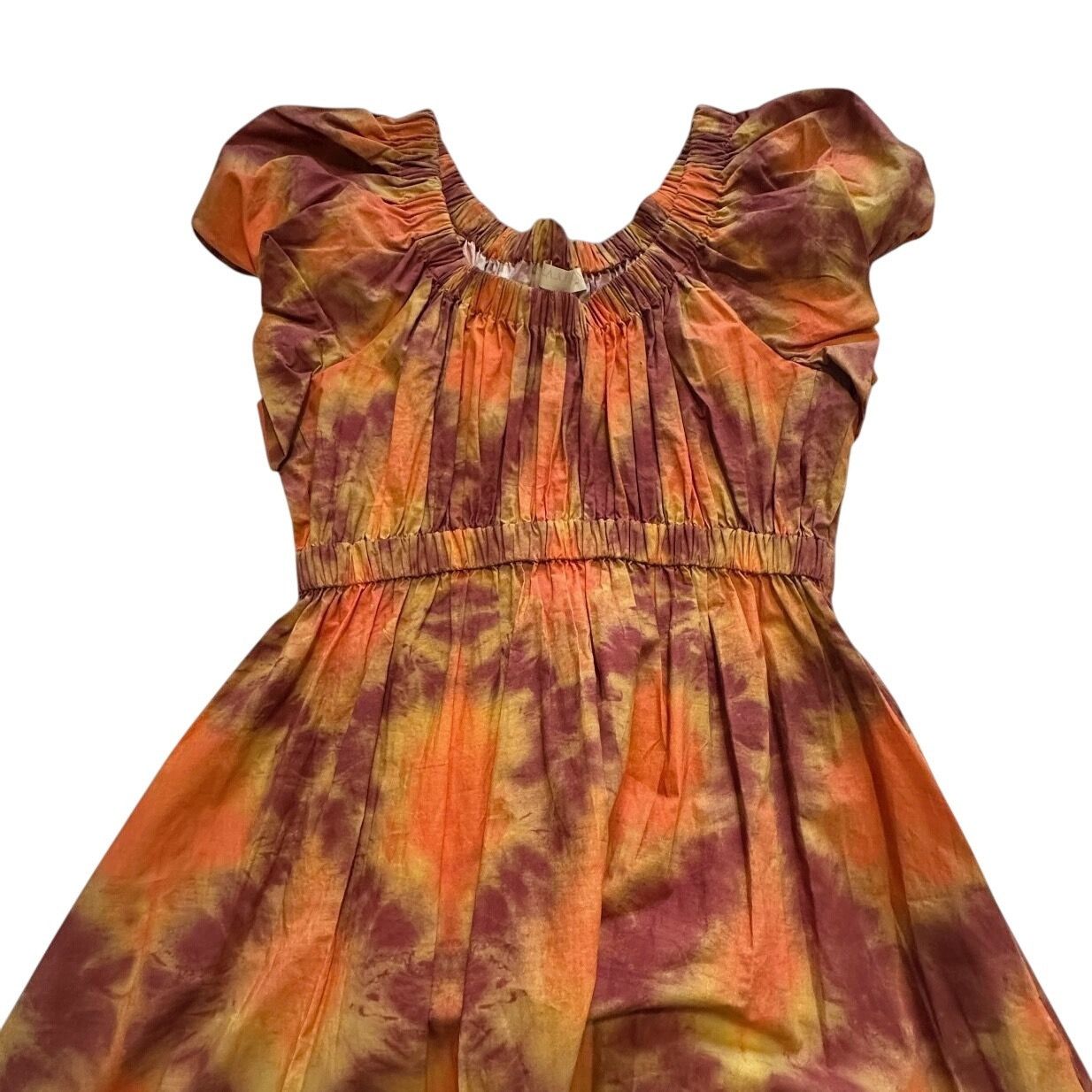 Ulla Johnson ULLA JOHNSON Nanette Midi Dress In Topaz, Size 4, New with Size S / US 4 / IT 40 - 5 Thumbnail