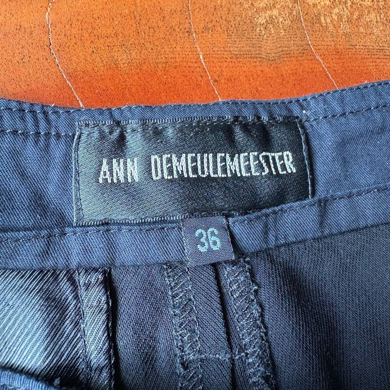 Ann Demeulemeester Ann Demeulemeester Cropped Black Rayon Ankle Pants Size US 30 / EU 46 - 8 Thumbnail