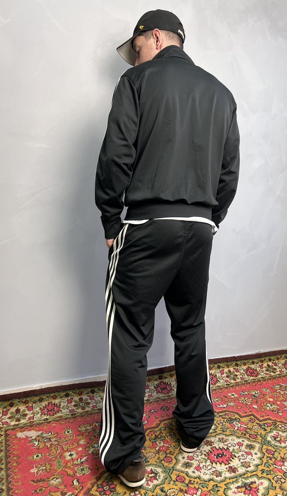 Adidas × Vintage Vintage Adidas Tracksuit Set Track Pants Stripes SIZE S-M Size 40R - 8 Thumbnail