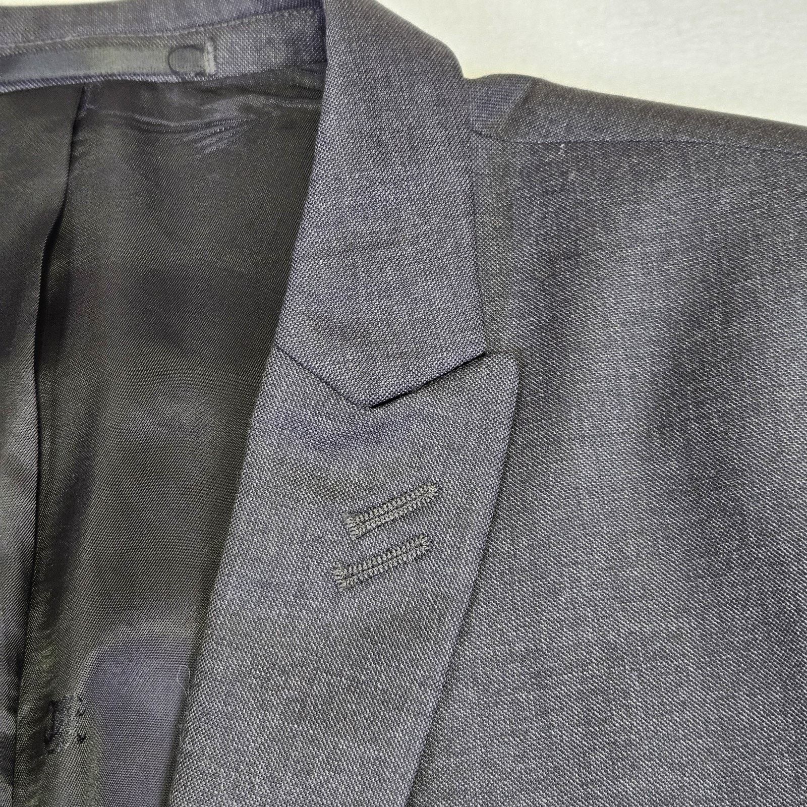 The Kooples The Kooples Blazer Peak Lapel Classic Fit Suit Jacket Wool Size 40R - 5 Thumbnail