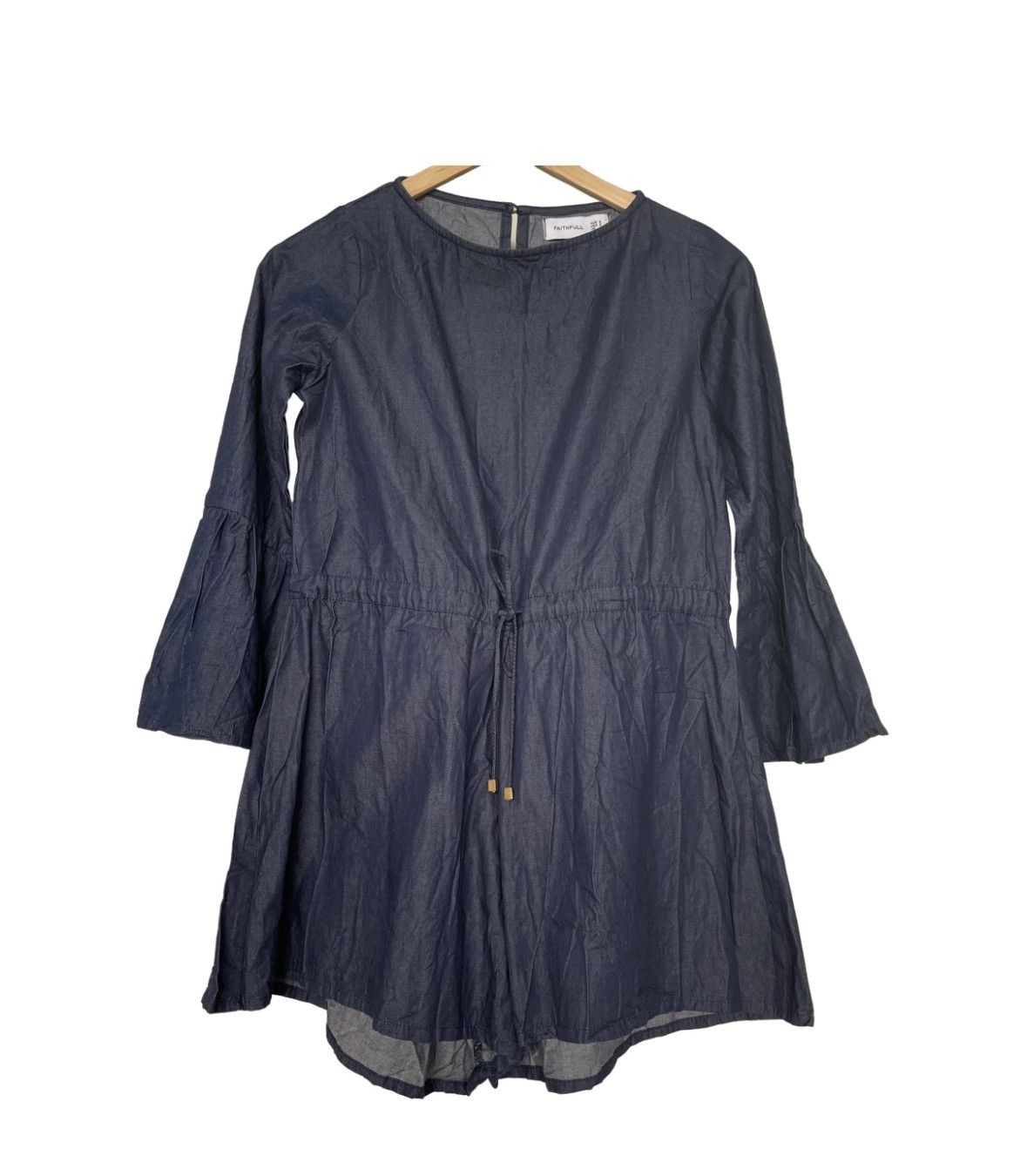 FAITHFULL New Handmade Playsuit - Limited piece -soft light Cotton Size 27" / US 4 / IT 40 - 1 Thumbnail
