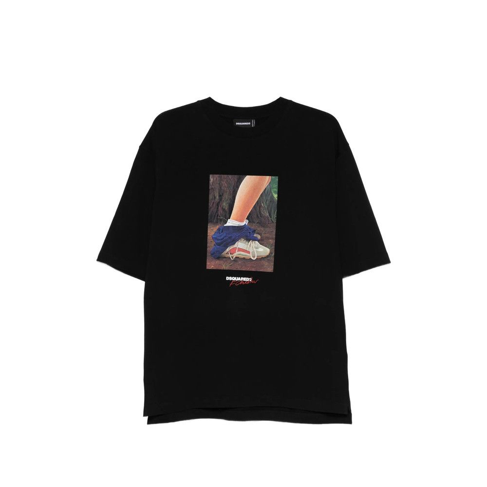 Dsquared2 Dsquared2 BLACK T-Shirts & Vests - T-Shirts Size US XL / EU 56 / 4 - 1 Thumbnail