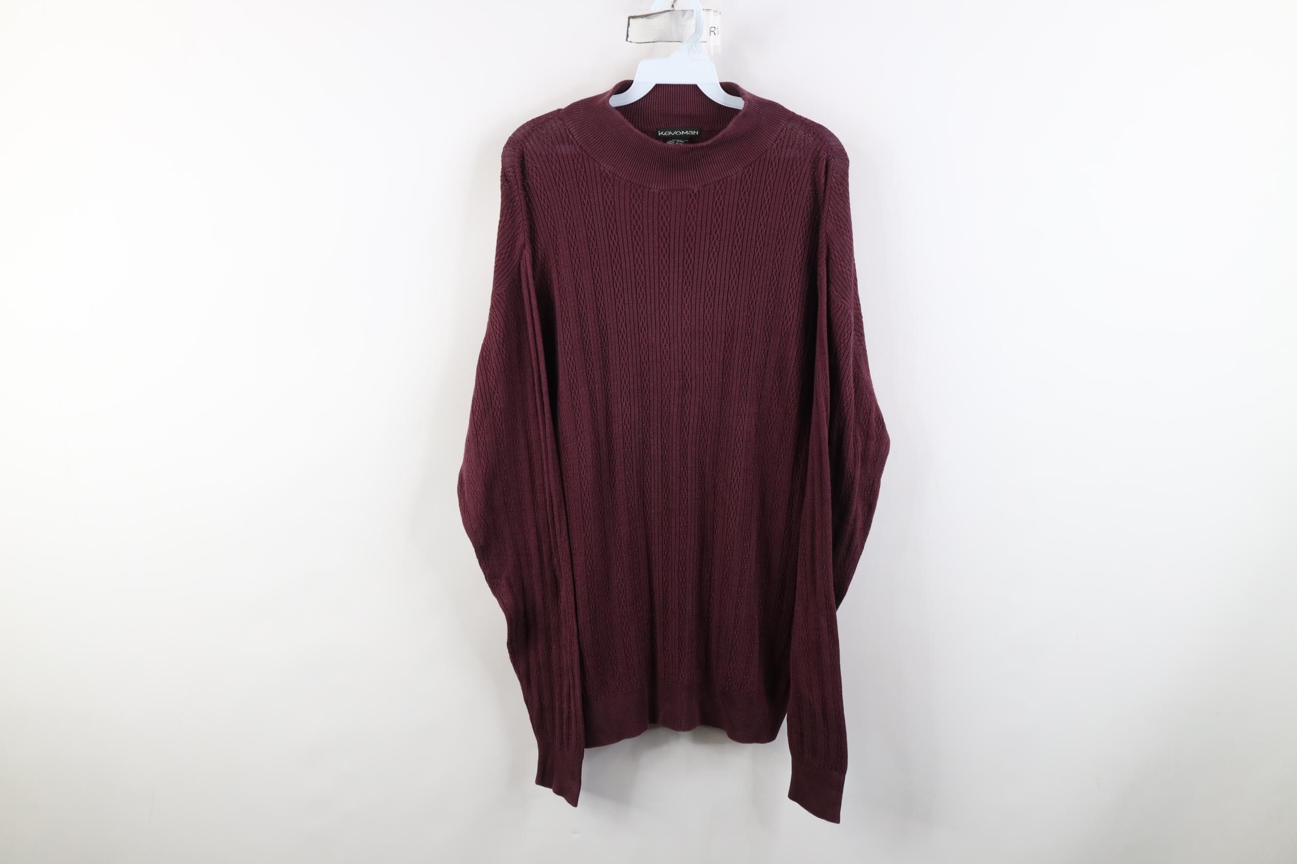 Oakley × Vintage OAKLEY Sweater Knit Vintage 90s Mock Neck hoodie