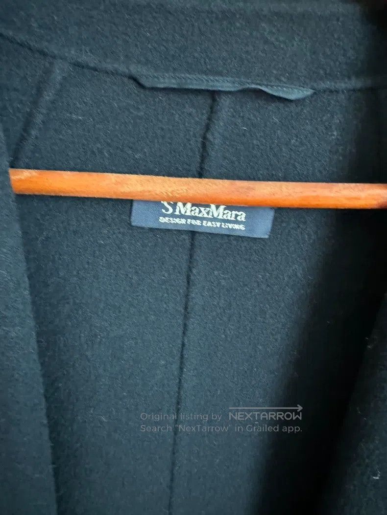 Max Mara Max Mara Long Overcoat, Dark Navy Blue Size S / US 4 / IT 40 - 5 Thumbnail