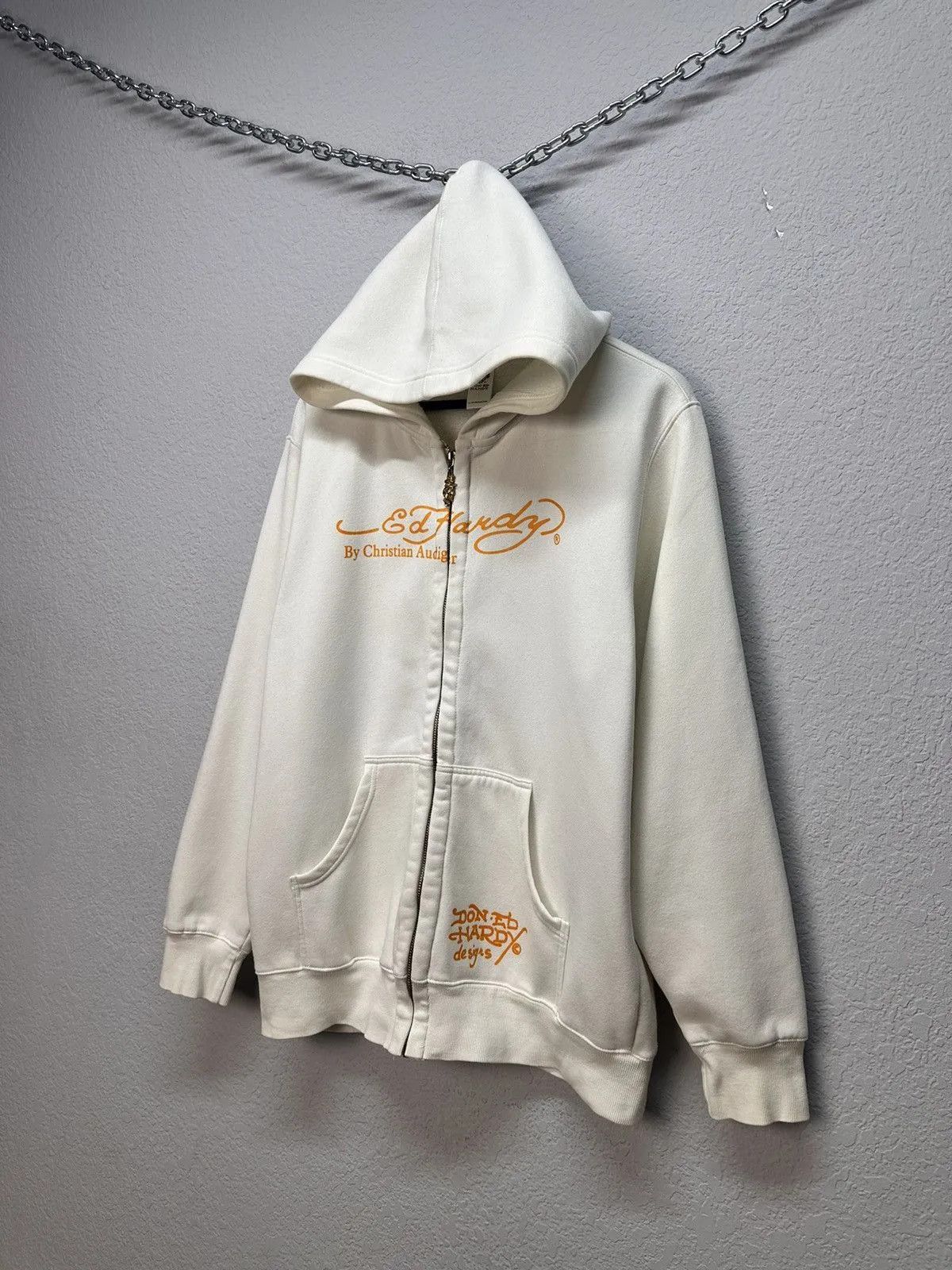 Christian Audigier Vintage Ed Hardy by Christian Audigier Hoodie Japan Opium Size US XL / EU 56 / 4 - 4 Thumbnail