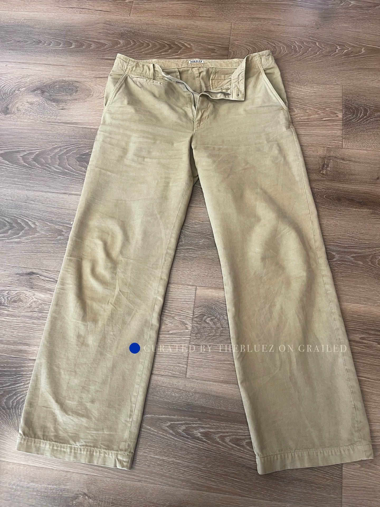 Auralee Loose Straight Fit Casual Pants in Beige Size US 36 / EU 52 - 1 Thumbnail