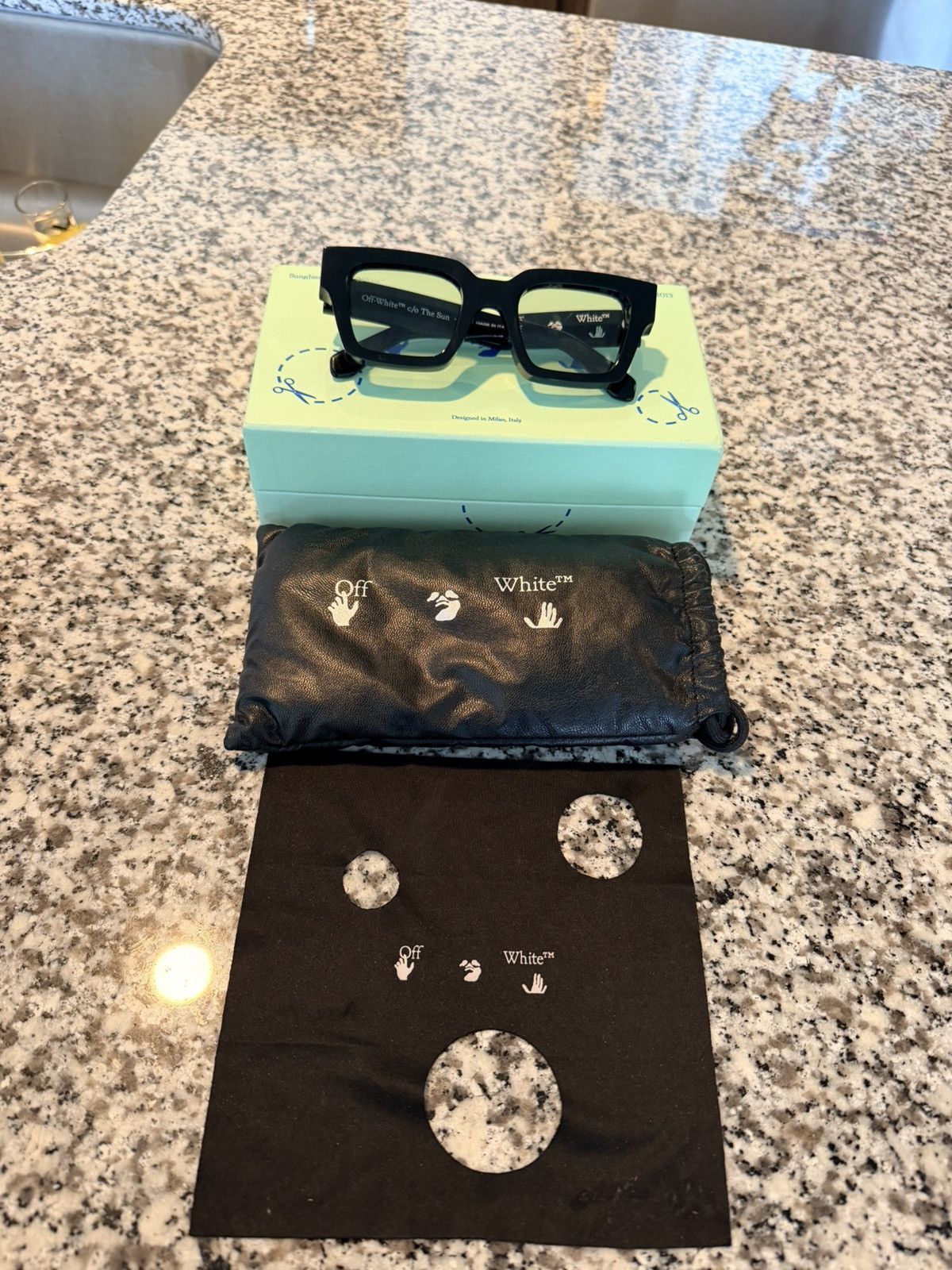 Brand New Off-White Eyewear OFF-WHITE STYLE 59 OERJ059 Buy OFF WHITE Style 59 Unisex Square Eyeglasses Online  main image 3