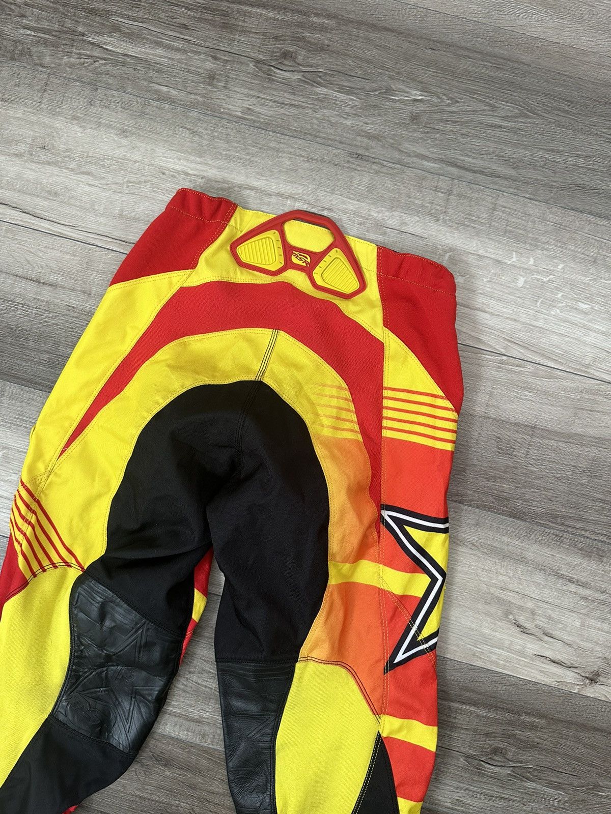 Rockstar Games Rockstar Energy Moto Cross Pants Red + Yellow Sz. 30 Retro Size US 30 / EU 46 - 6 Thumbnail