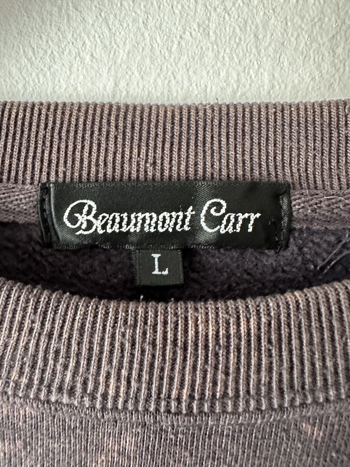 If Six Was Nine Vintage Trashed Beaurmont Carr Affliction Sweatshirt Size US L / EU 52-54 / 3 - 7 Thumbnail