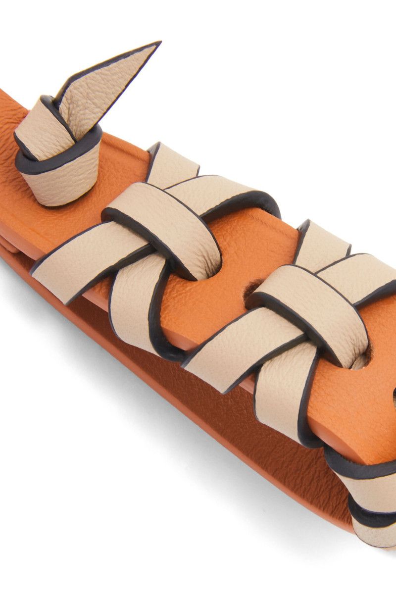 Loewe o1in1g0526 Size: OS / Cross Braided Keyring Classic Calfskin Size ONE SIZE - 3 Thumbnail